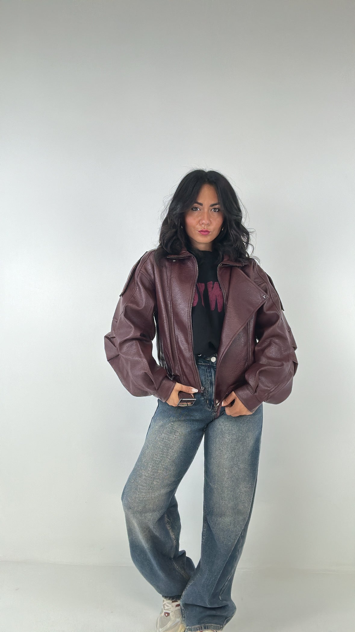 Bomber ECOPELLE COP - BORDEAUX