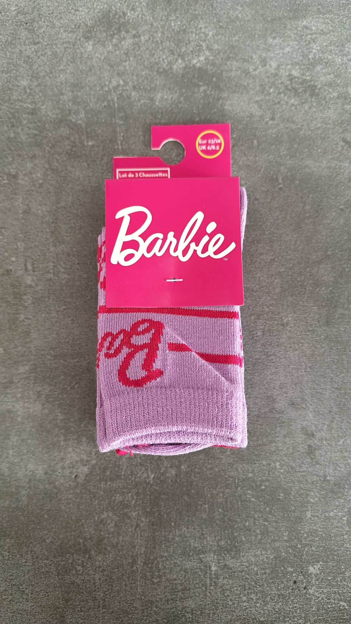 Tris CALZINI BARBIE - SCURO