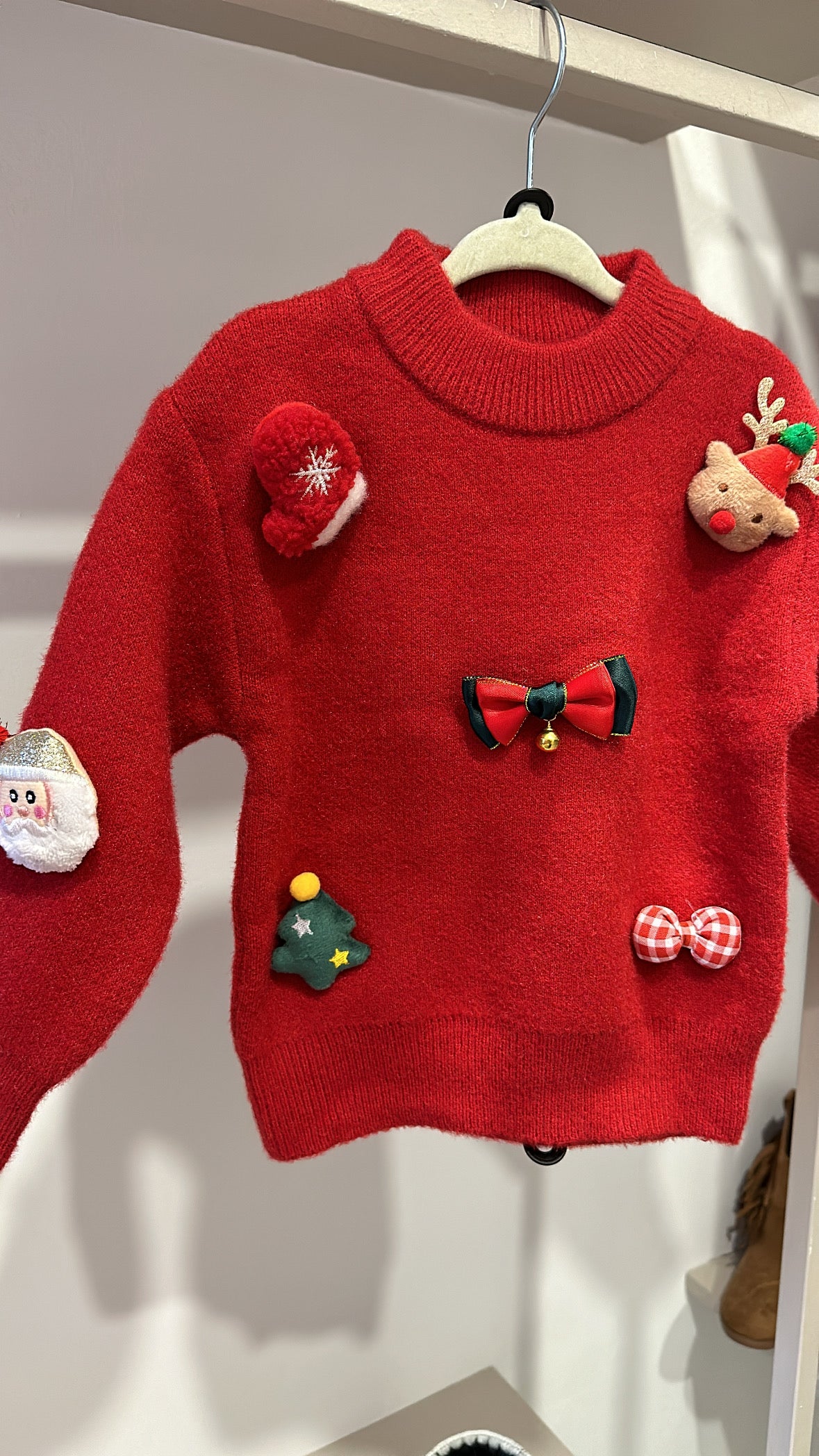 Pull CHRISTMAS - ROSSO