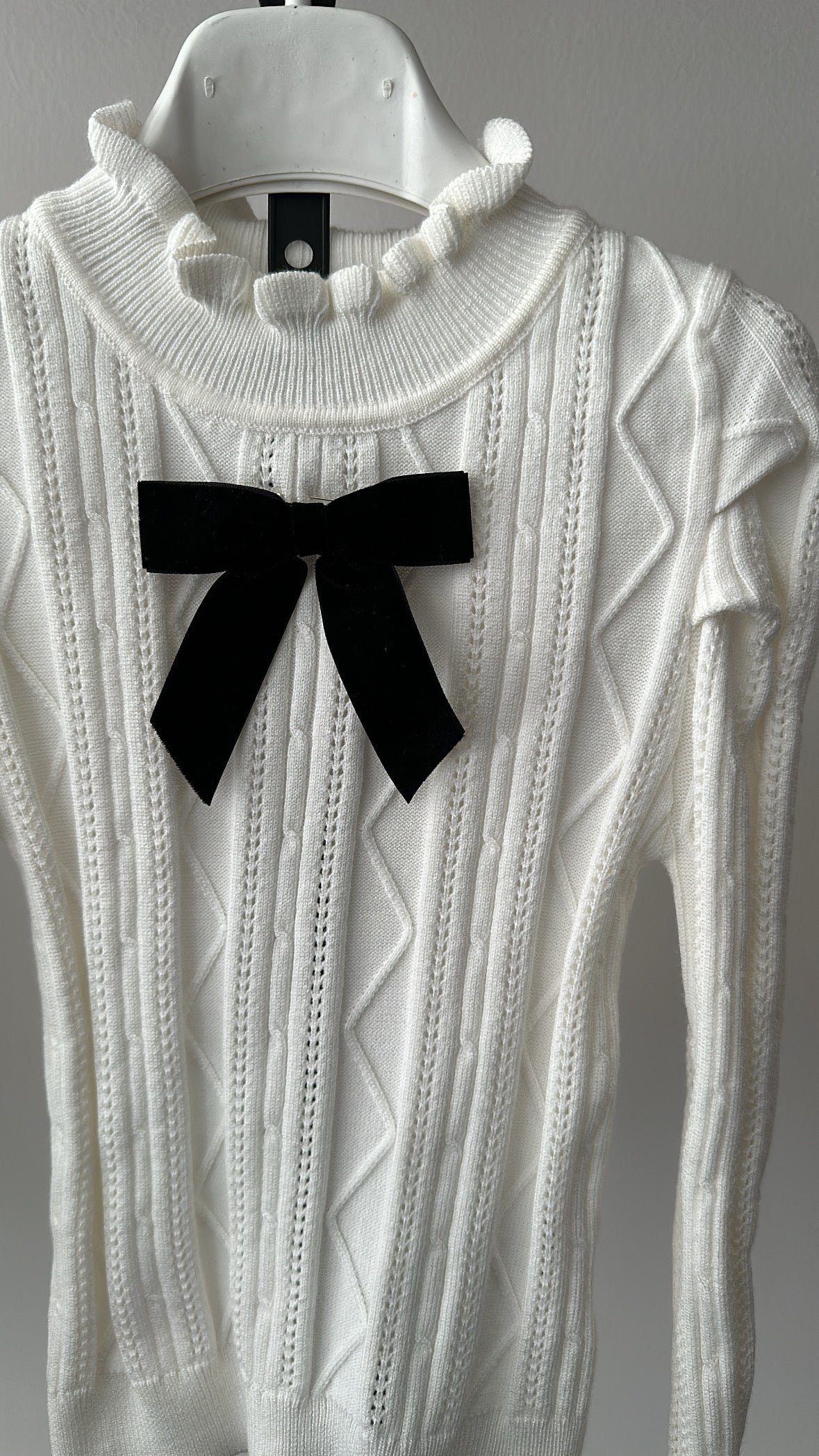 Pull CON FIOCCO 4-14A - BIANCO
