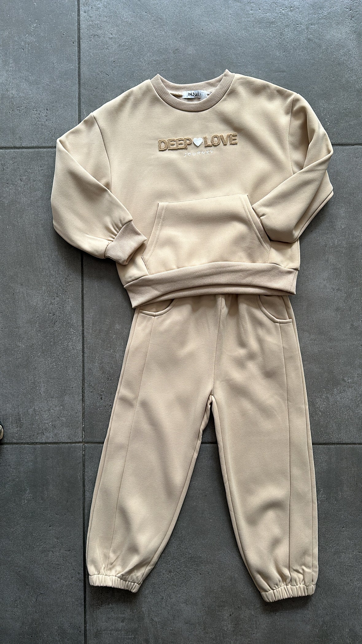Tuta DEEP LOVE 4-12A - BEIGE