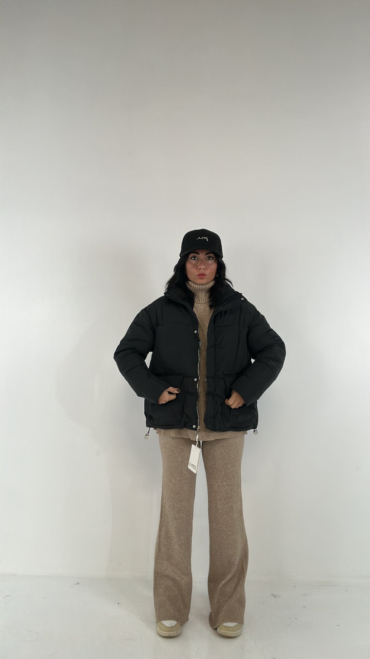 Bomber PIUMINO - NERO