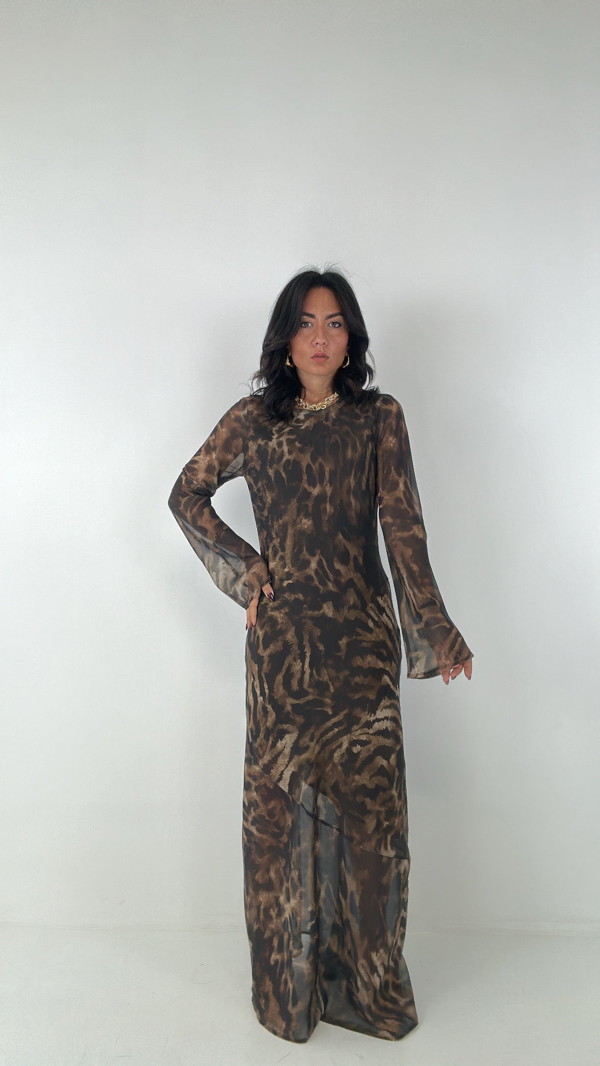 Abito LEOPARD - NERO