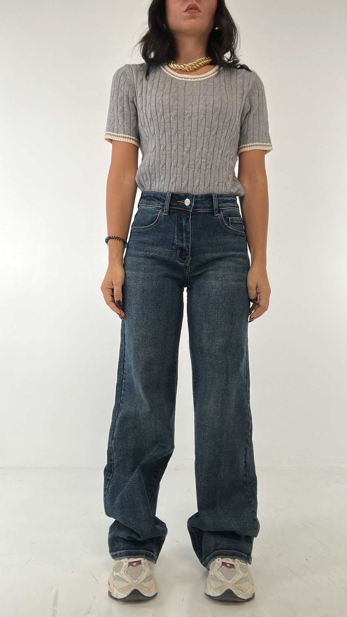 Jeans WIDE LEGDEN - JEANS