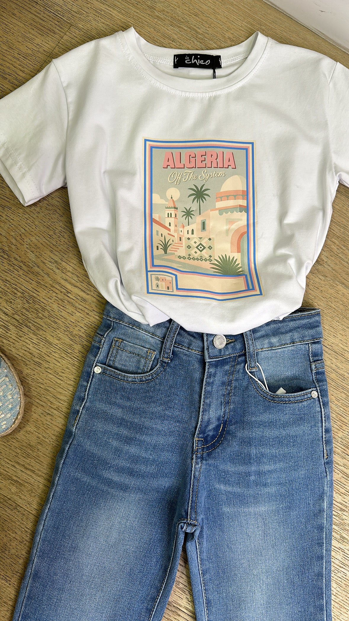 T.shirt ALGERIA 4-14 - BIANCO
