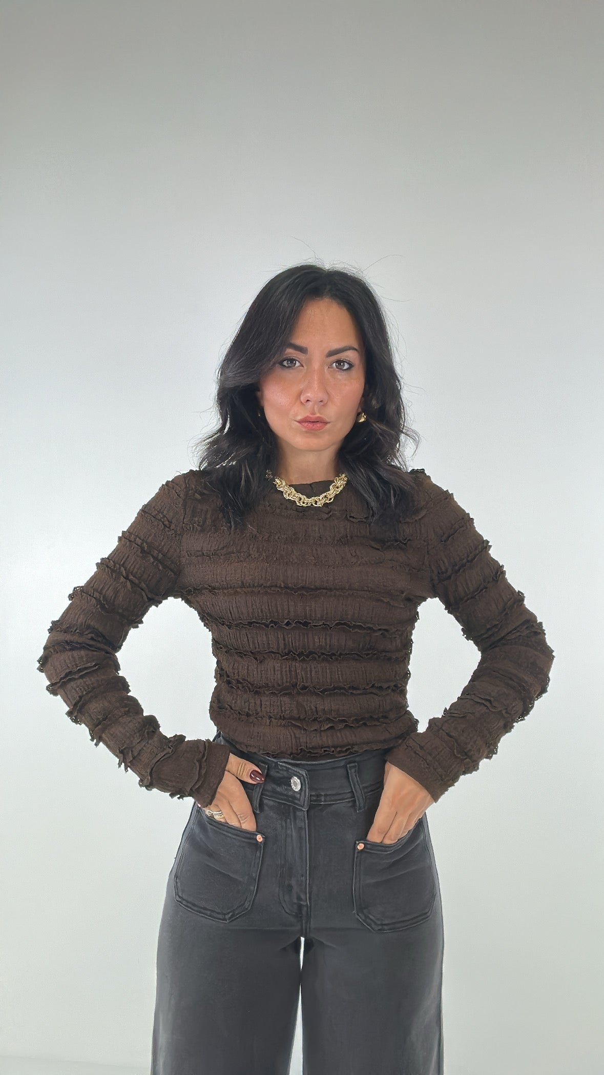 Body RICCETTO - MARRONE