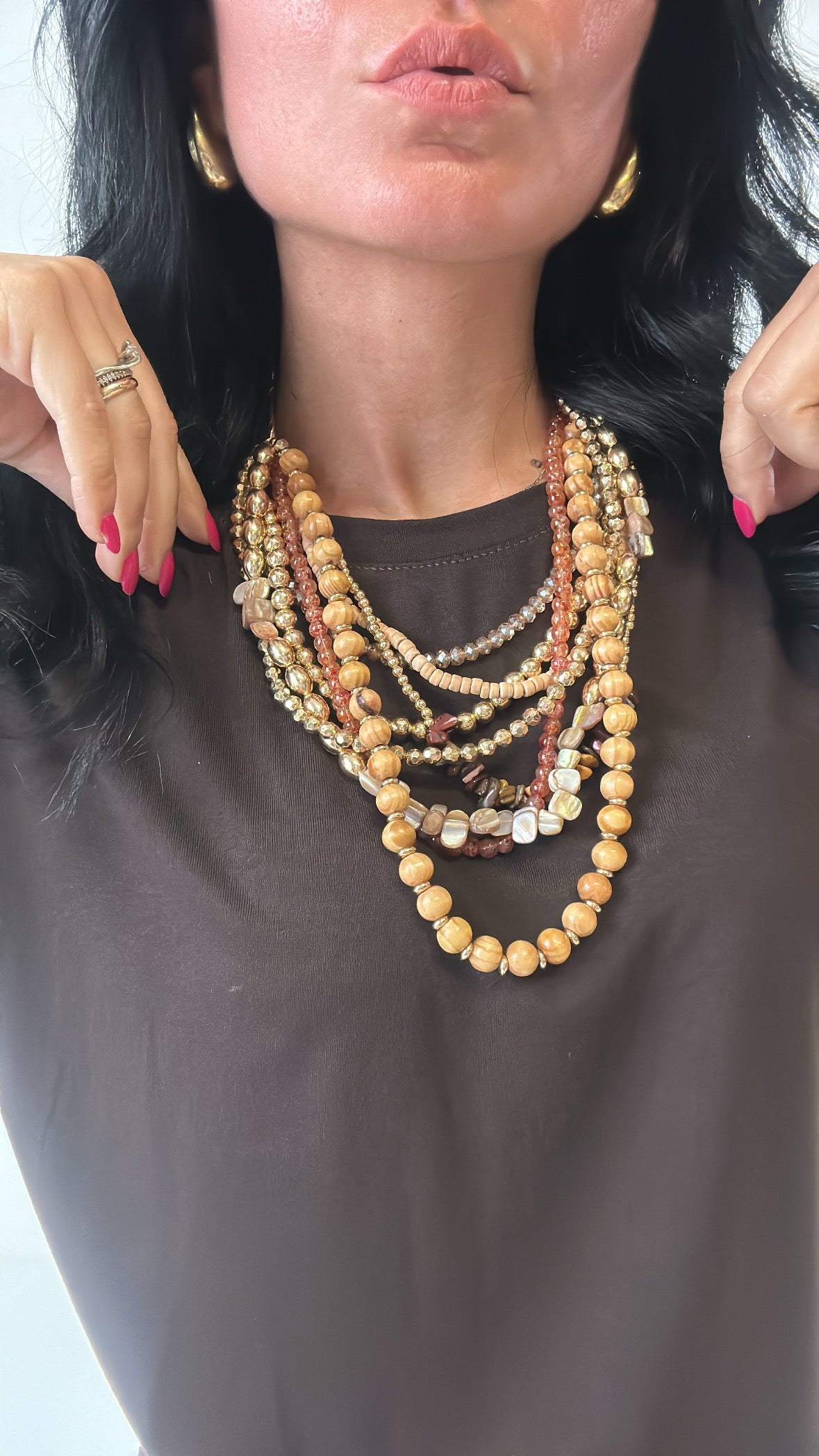 Collana ETNICA - BEIGE