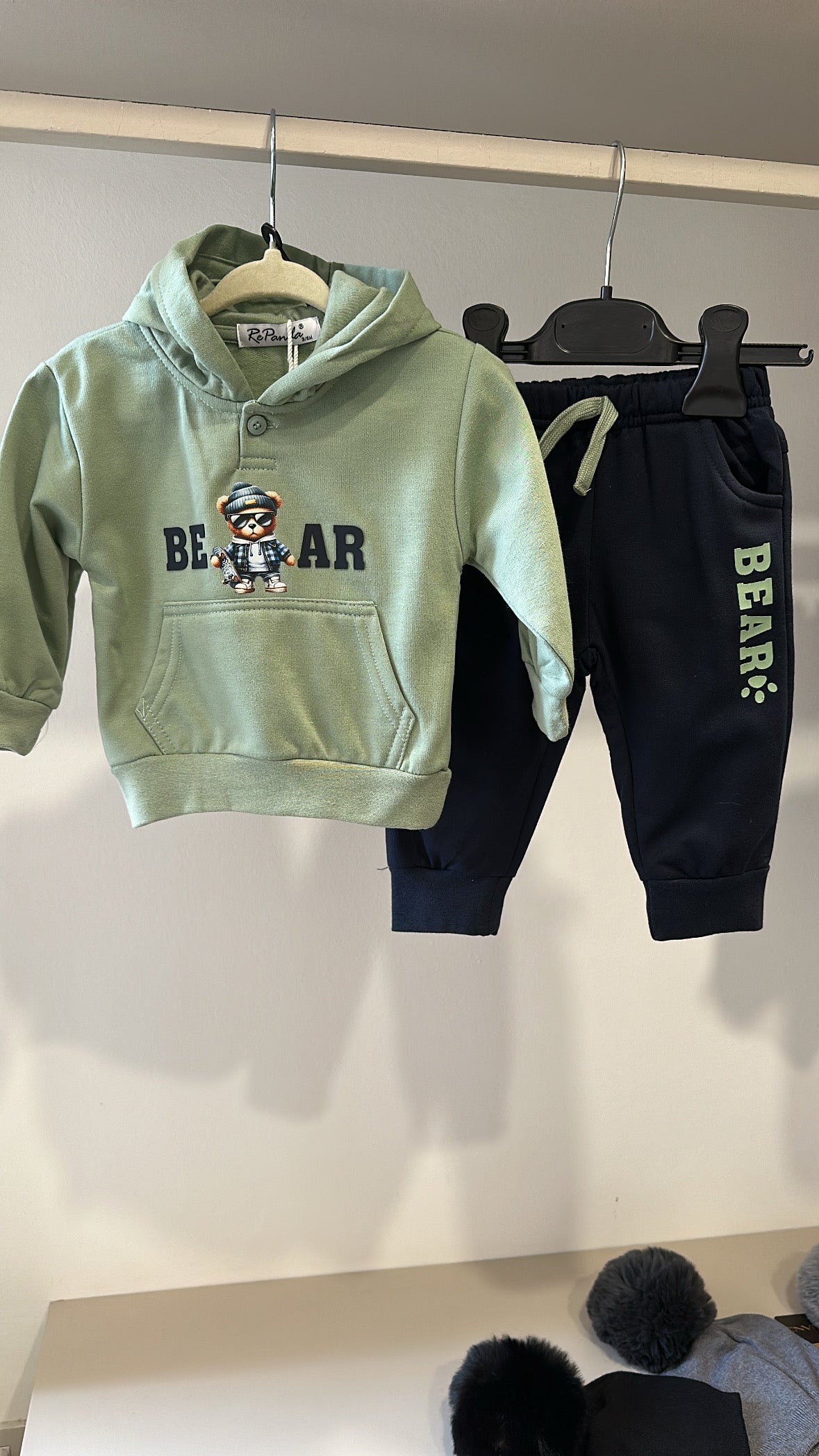 Tuta BEAR 3-14M - VERDE