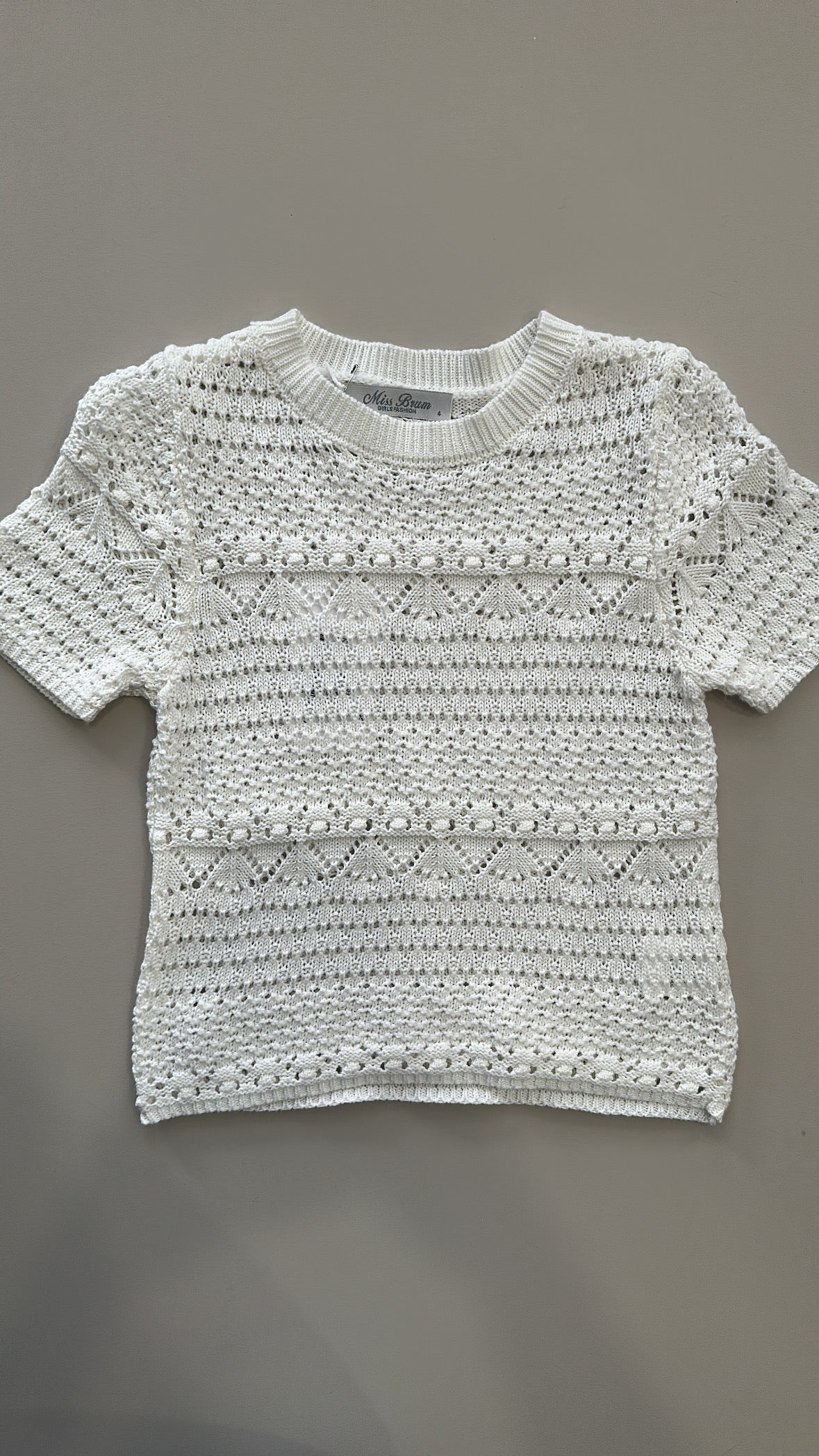 Pull TRAFORO 4-12A - BIANCO