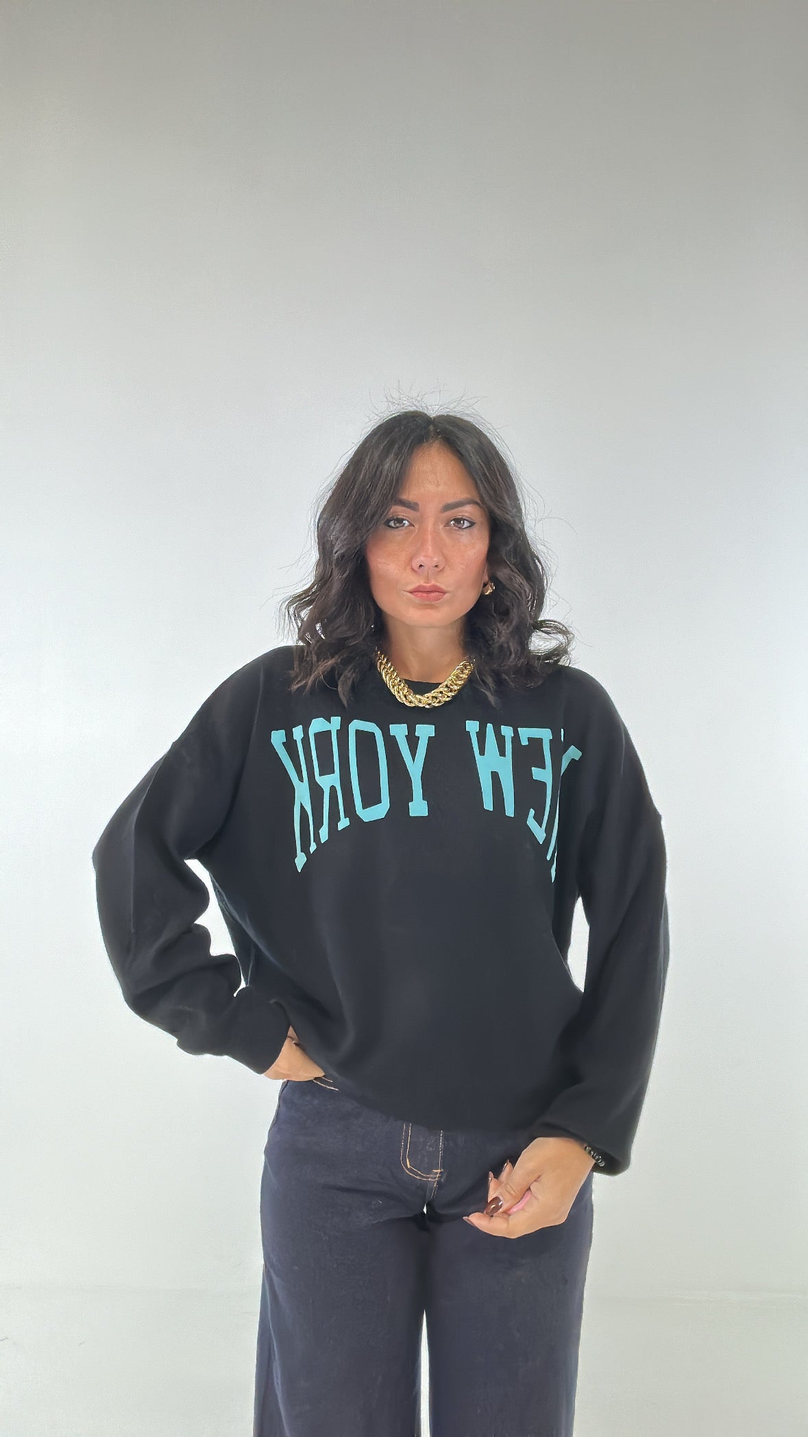 Pull RASATO NEW YORK - NERO