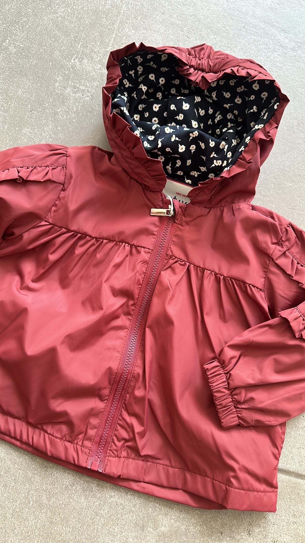 Giubbottino CON ROUGE 12-36M - BORDEAUX