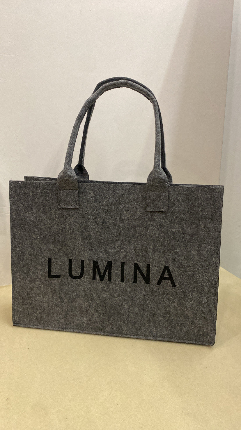 Borsa LUMINA IN PANNO - GRIGIO