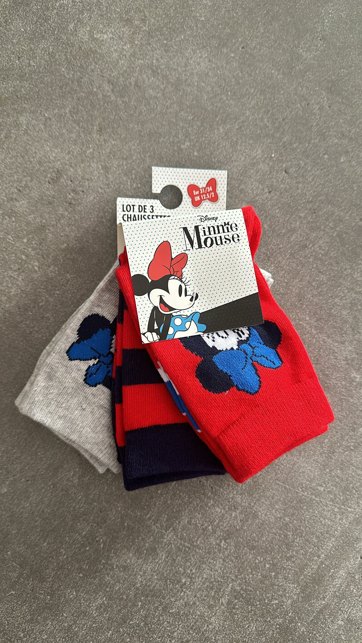 Tris CALZINI MINNIE - SCURO