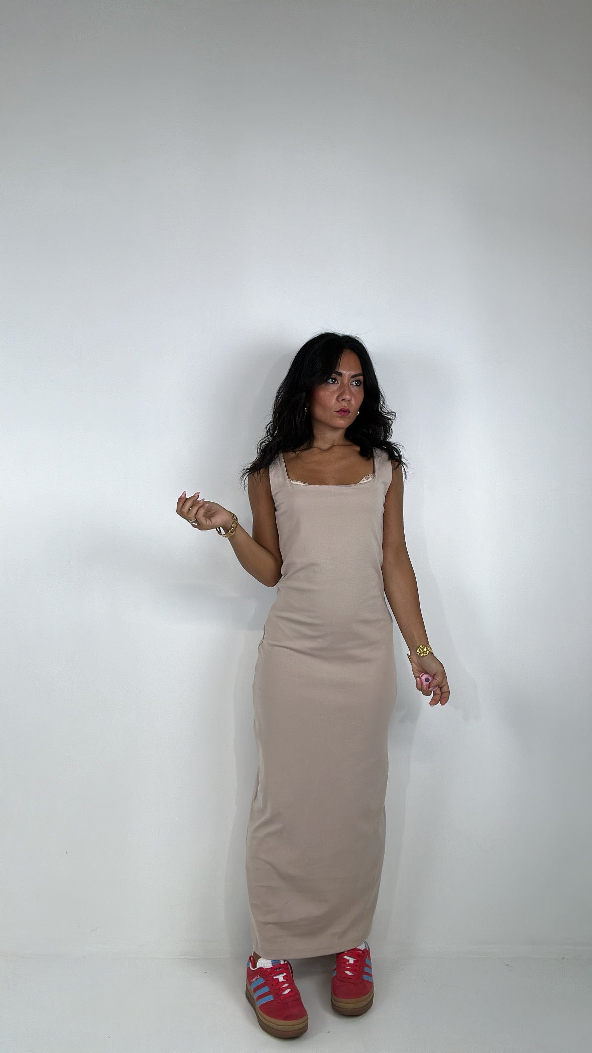 Abito COTTON - BEIGE
