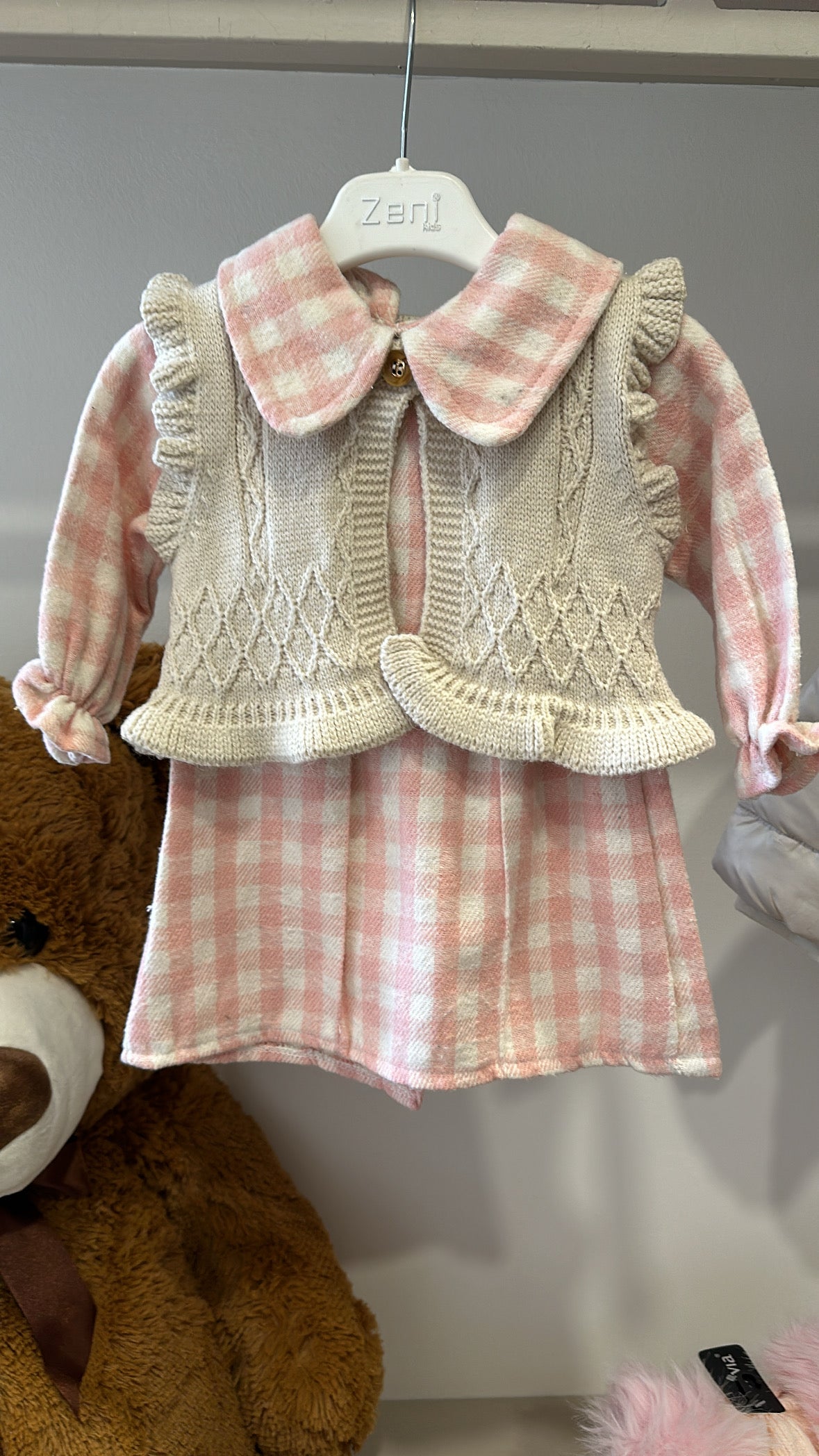 Vestito GILET 0-18M - ROSA