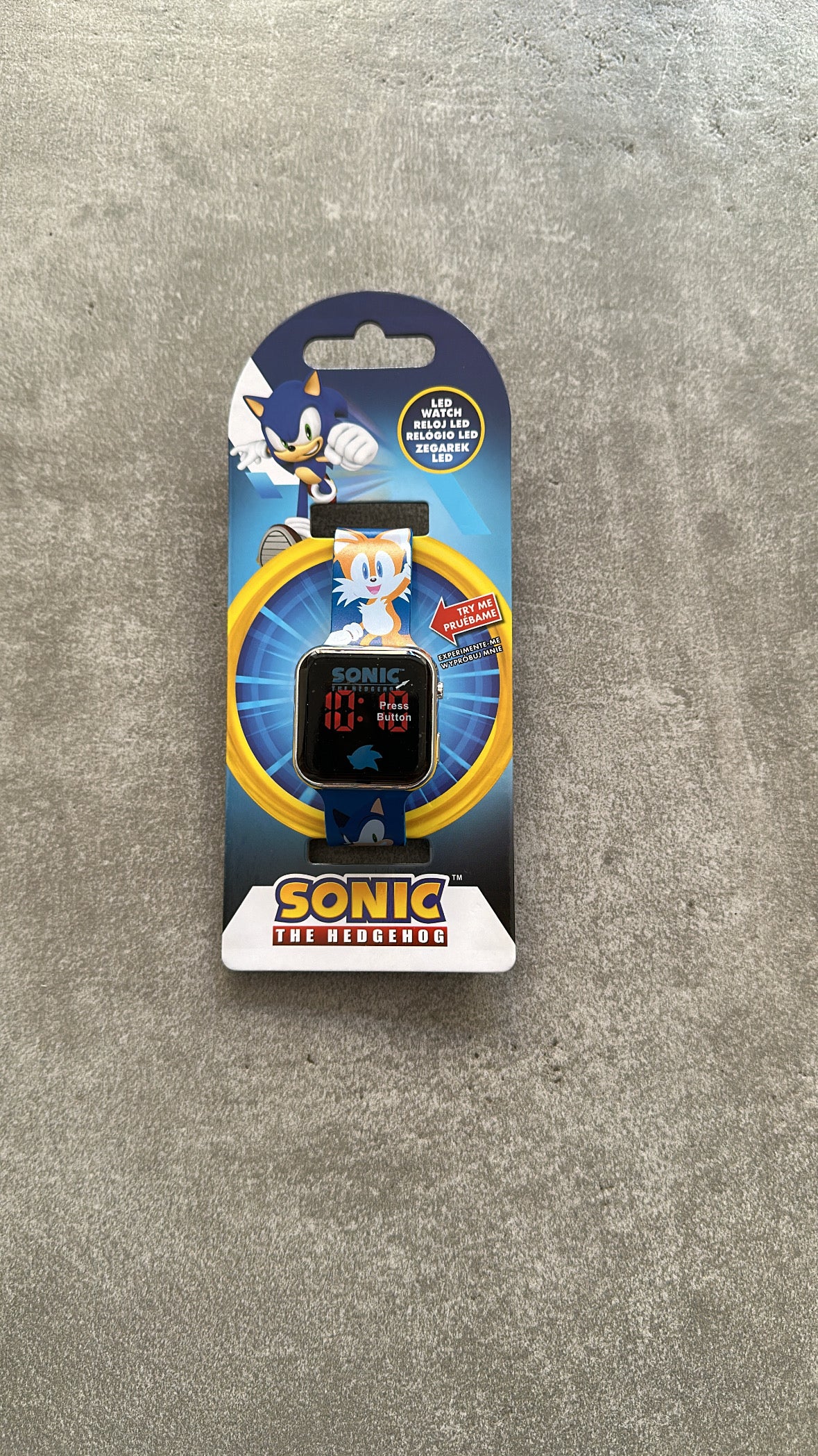 Orologio LED DISNEY - AZZURRO