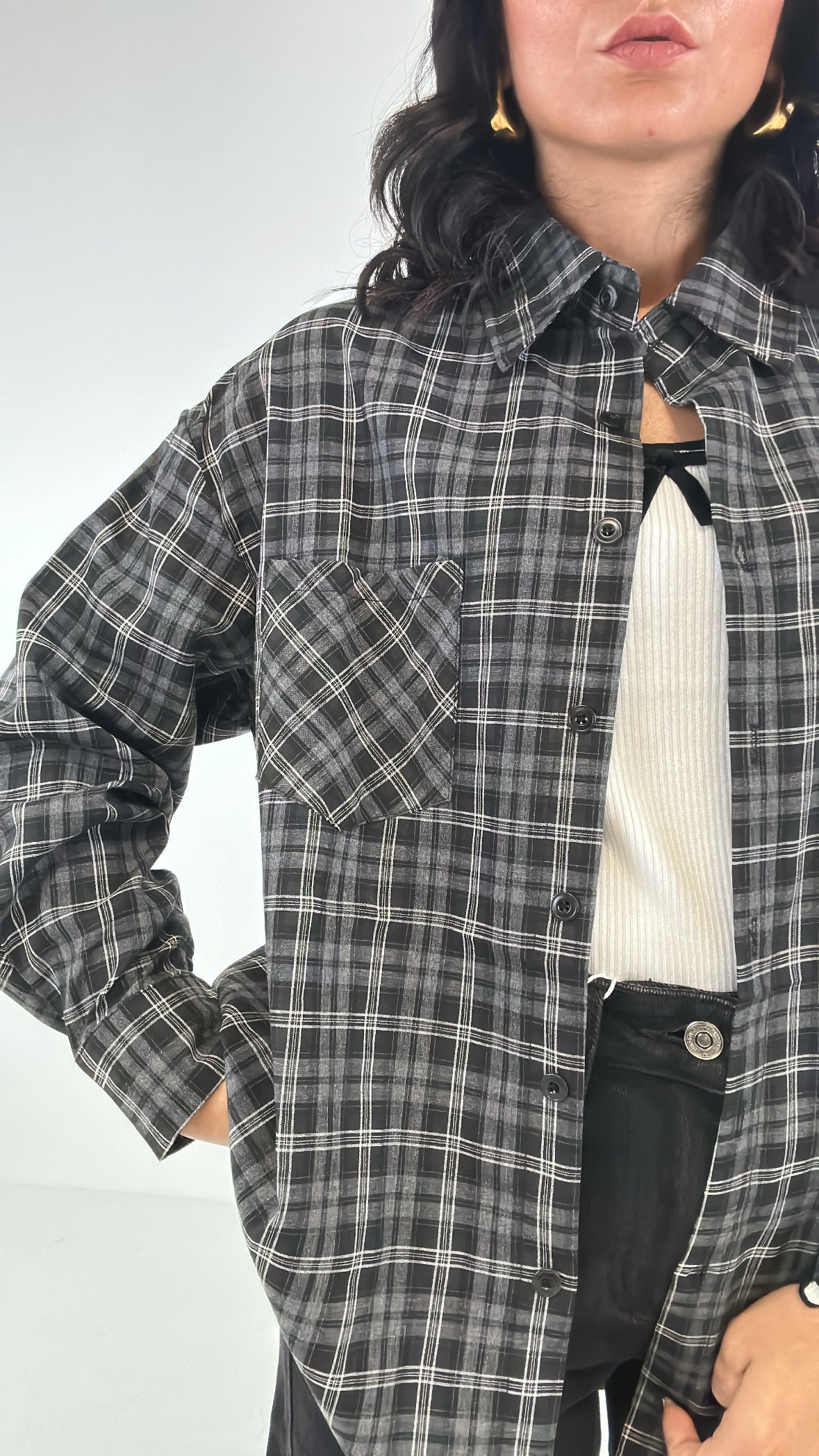 Camicia QUADRAUTUN - NERO