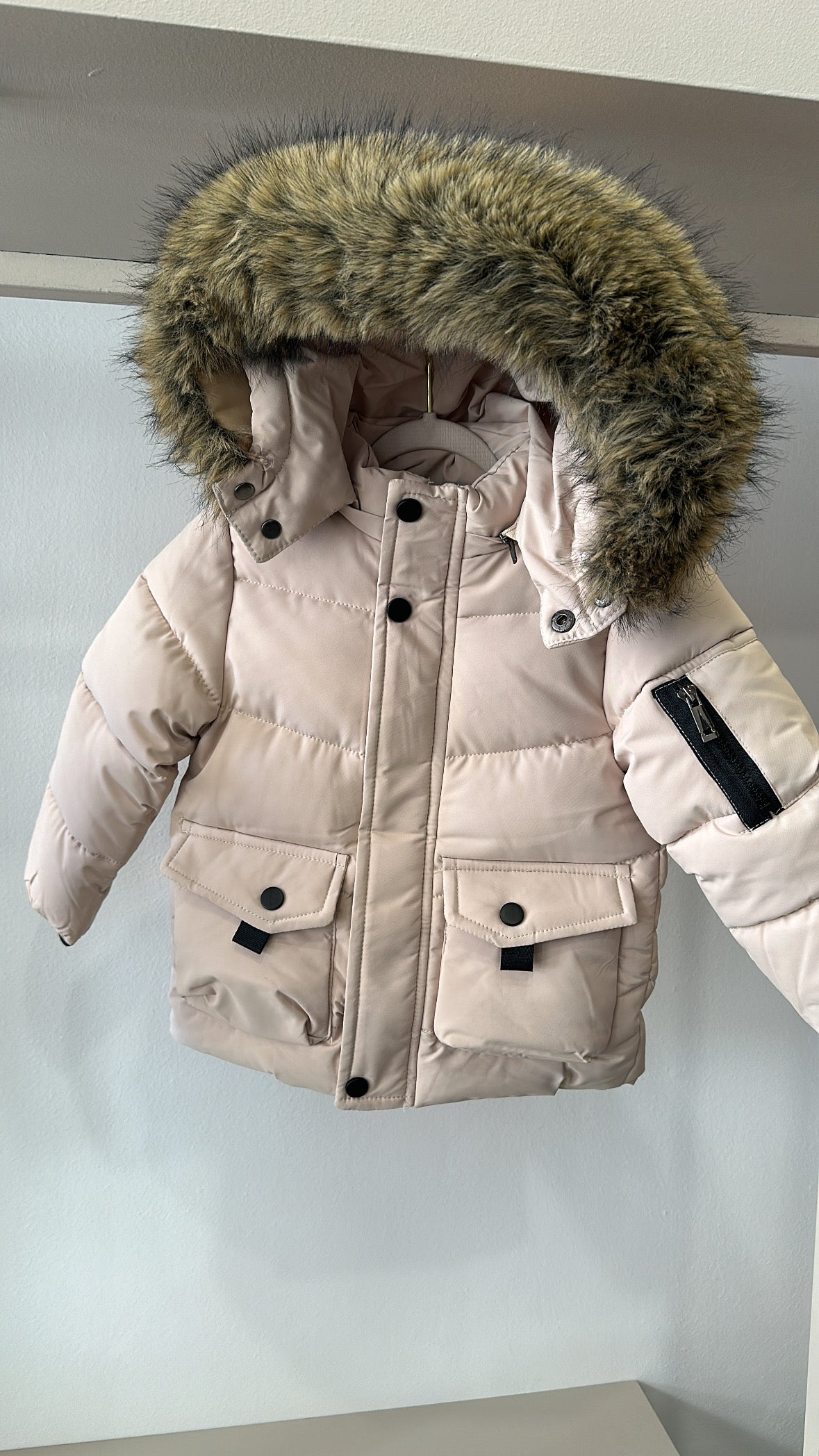 Giubbino CON PELLICCIA 12-36M - BEIGE