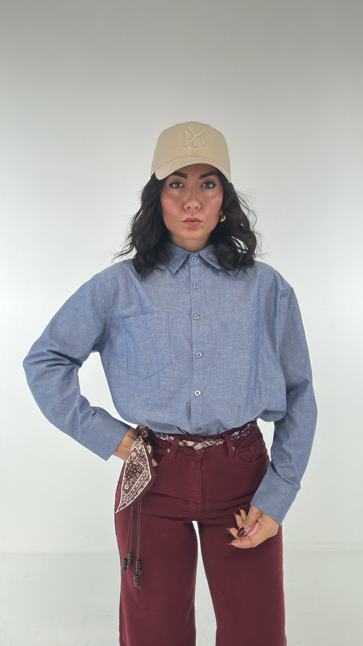 Camicia BASIC TAGLIA - AZZURRO