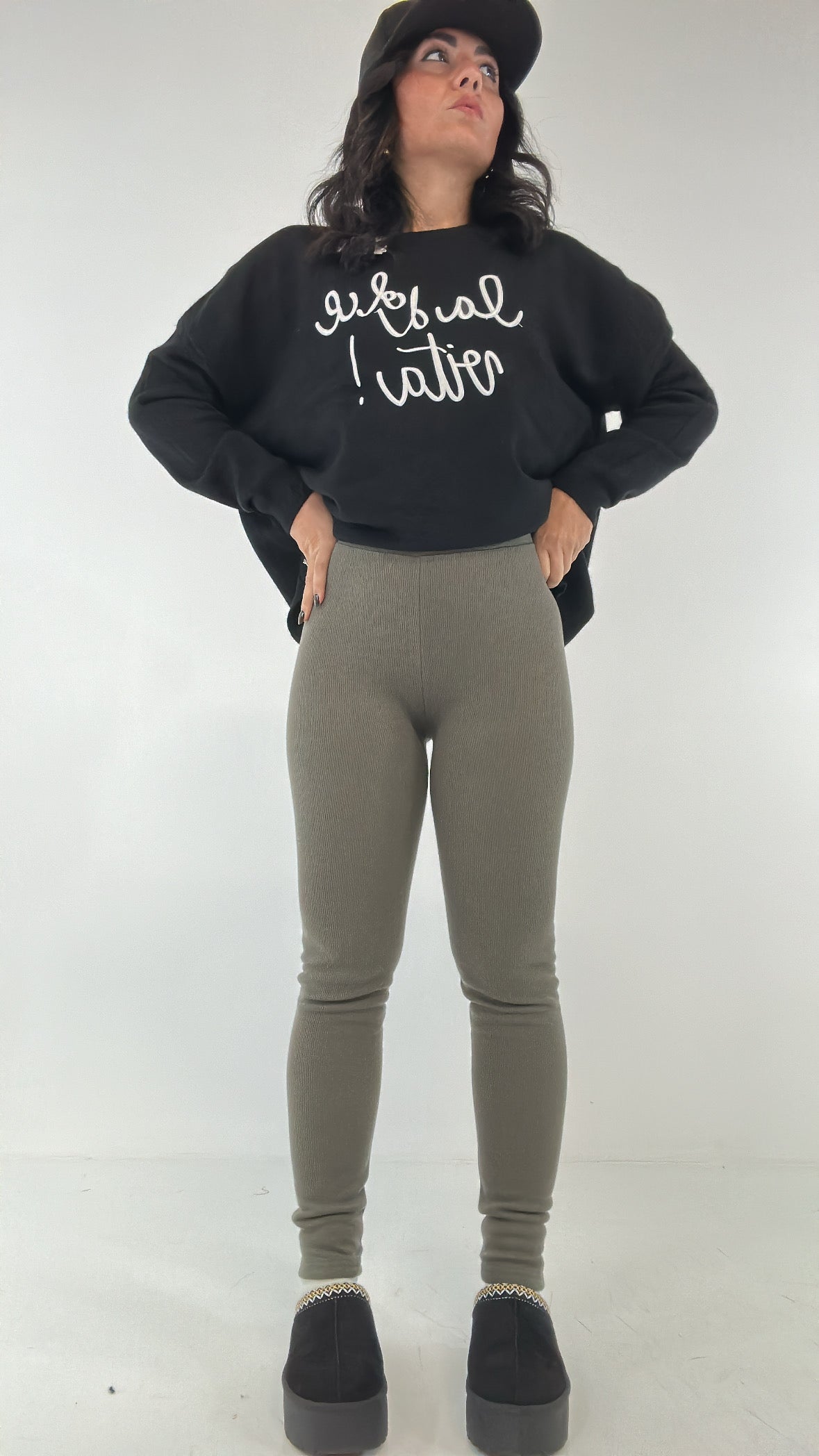 Leggins PELLICCETTA - VERDE MILITARE