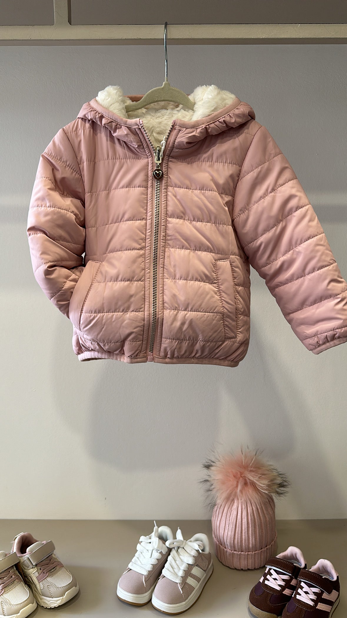 Giubbino REVER PELLICCIA 1-5A - ROSA