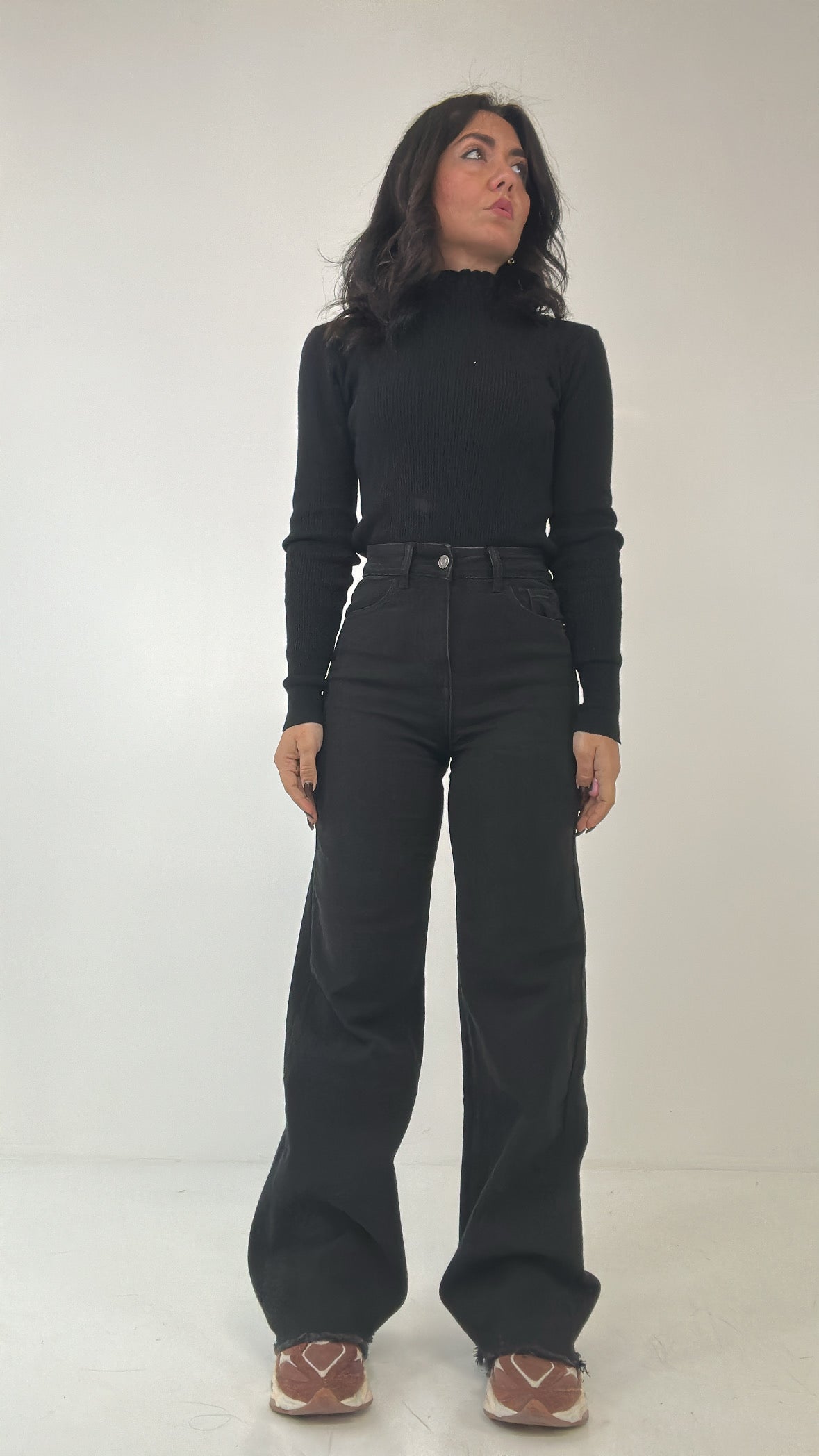 Jeans WIDE LEG ORIGINAL - NERO