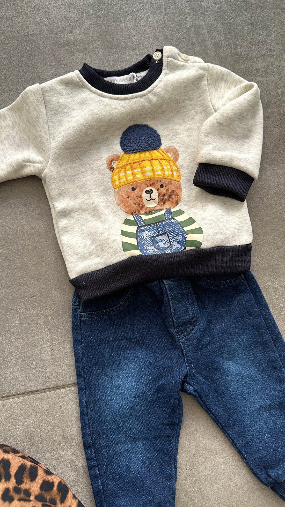 Completo ORSETTO BABY 3-18M - GRIGIO