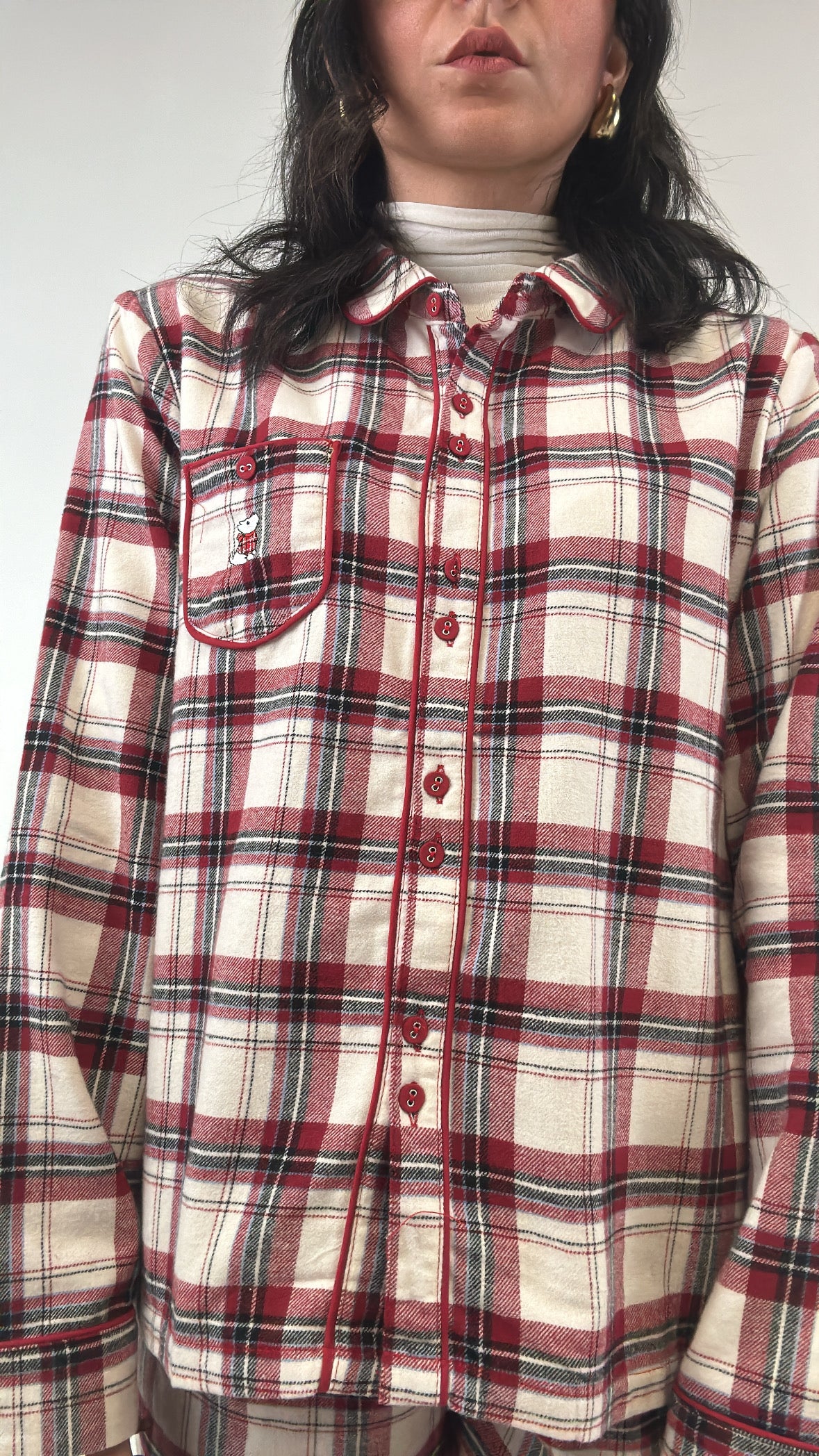 Pigiama UOMO DONNA SCOZZESE - BIANCO