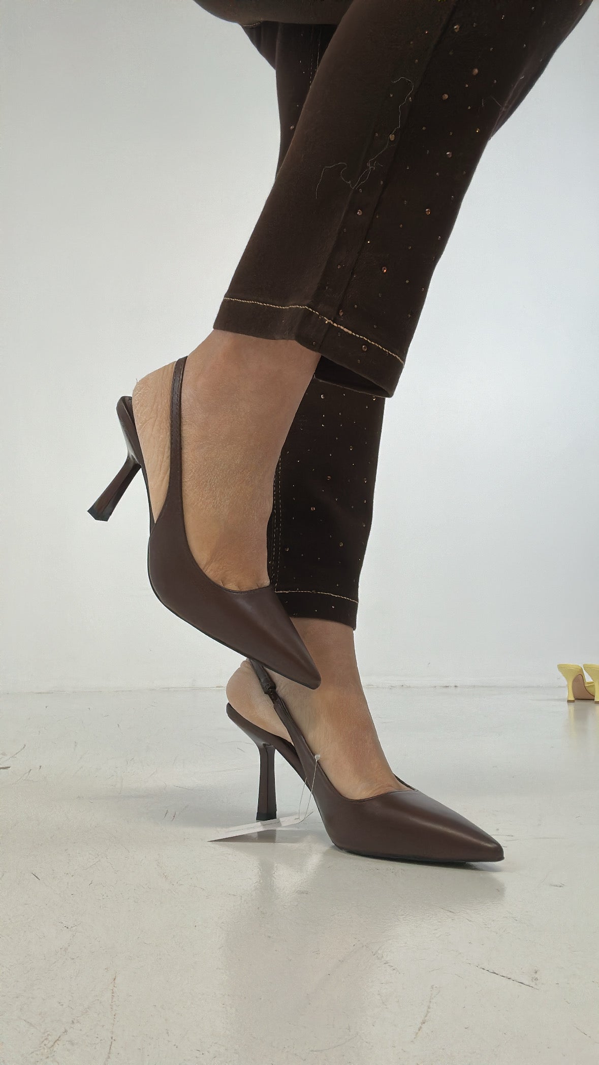 Decolletè ECOPELLE - MARRONE