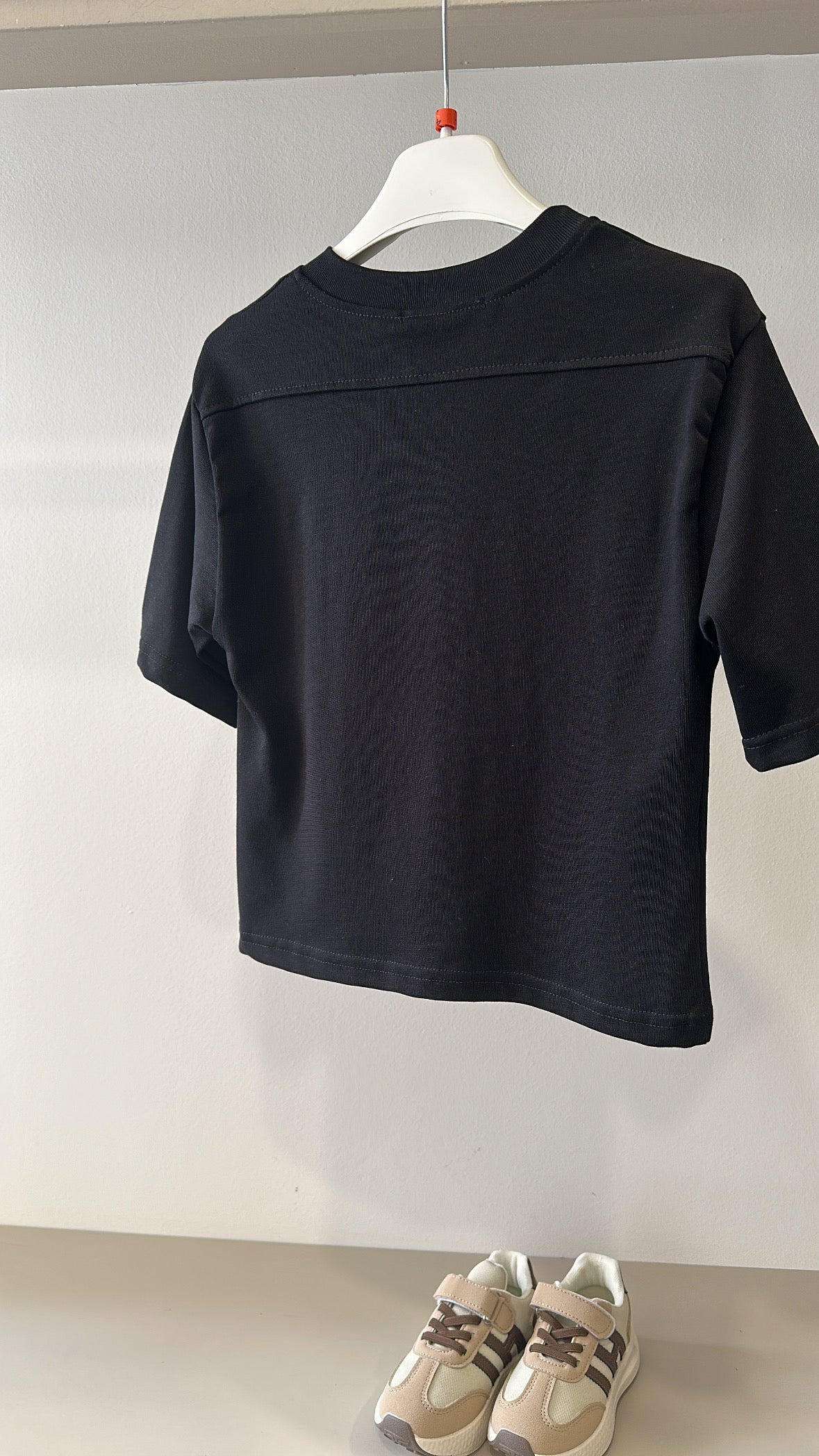 T-shirt BASICA 4-16A - NERO