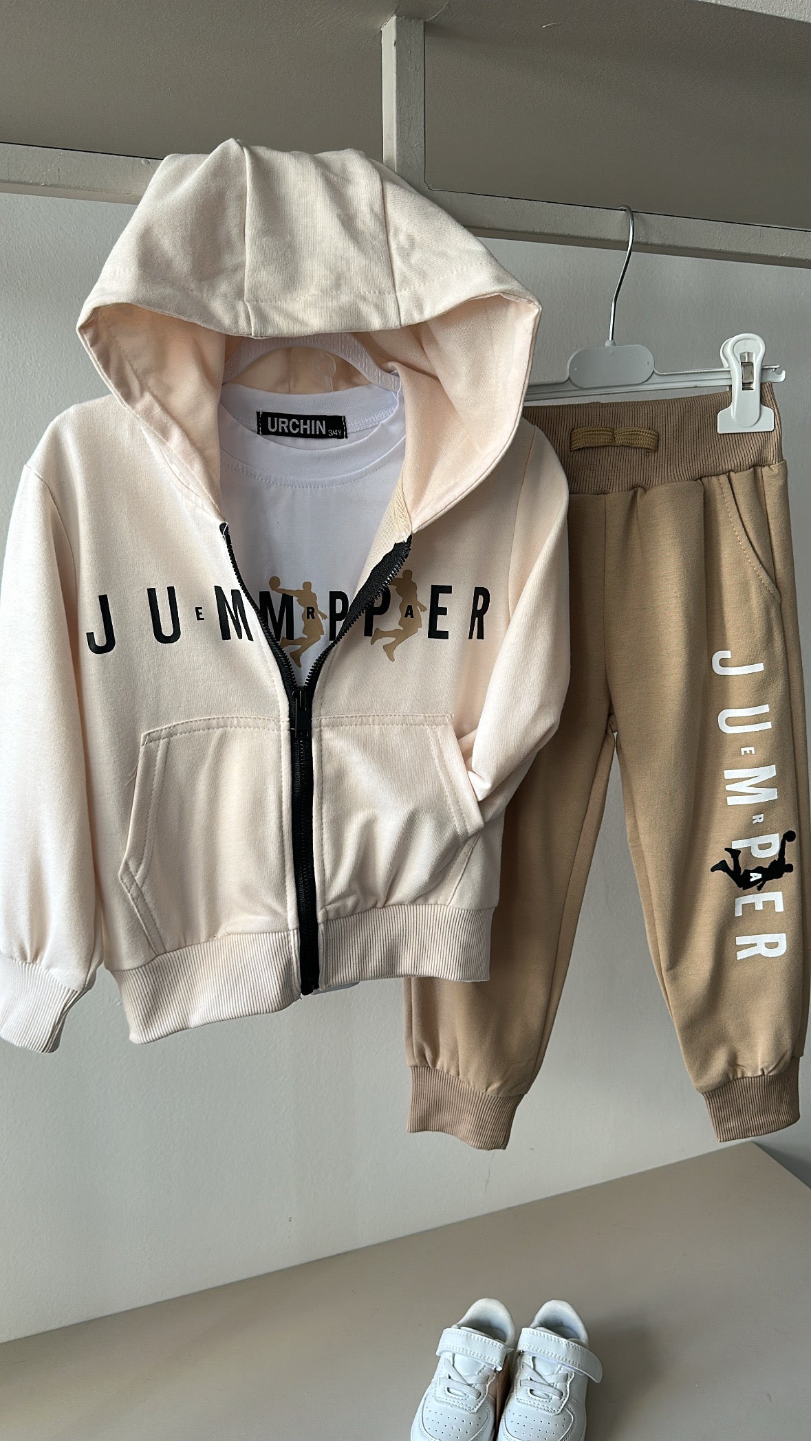 Tuta 3PZ JUMPER 3-8A - BEIGE