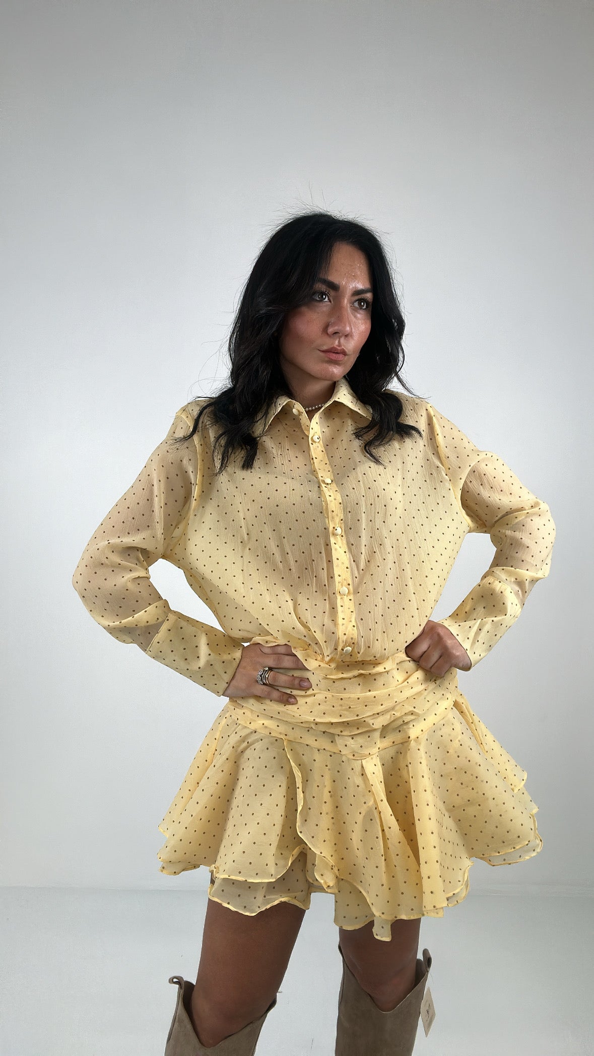 Vestito POIS - GIALLO