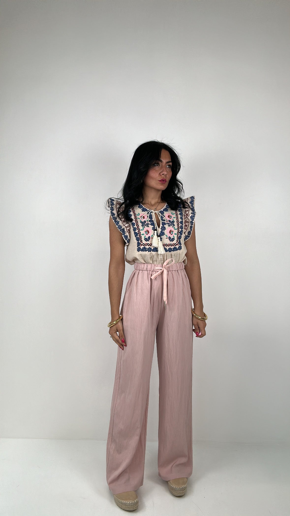 Pantalone LACCETTO SUMMER - ROSA
