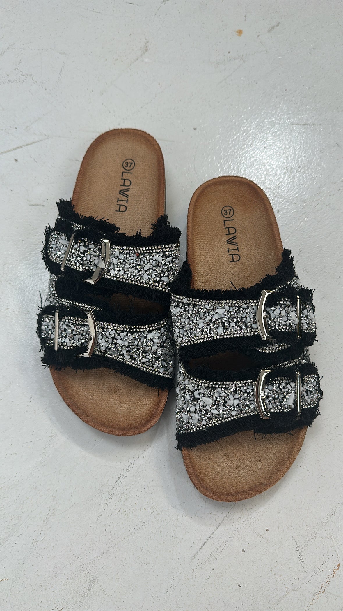 Ciabattina DIAMOND - NERO