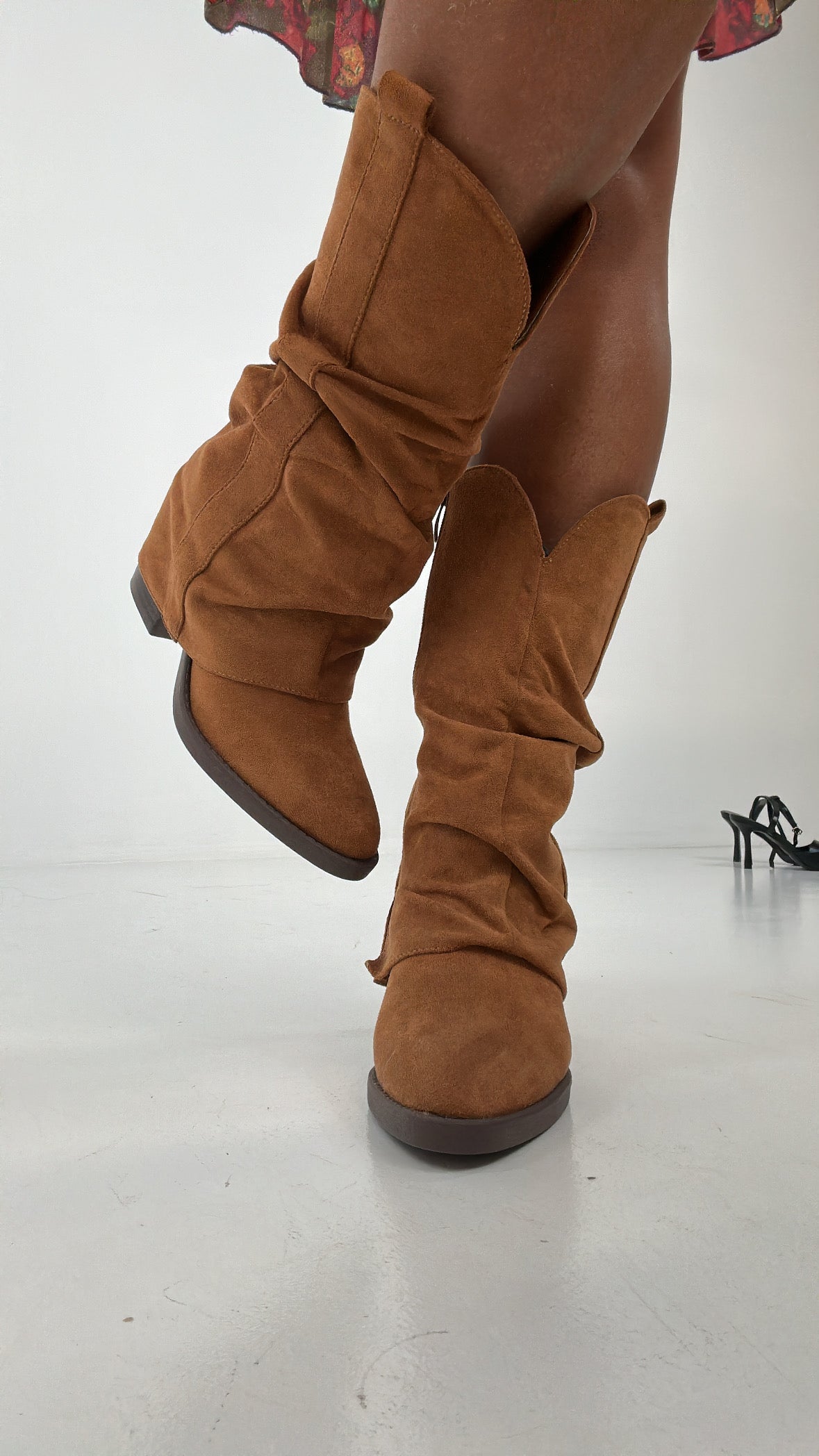 Stivale CAMOSCIO TEXAS - CAMMELLO