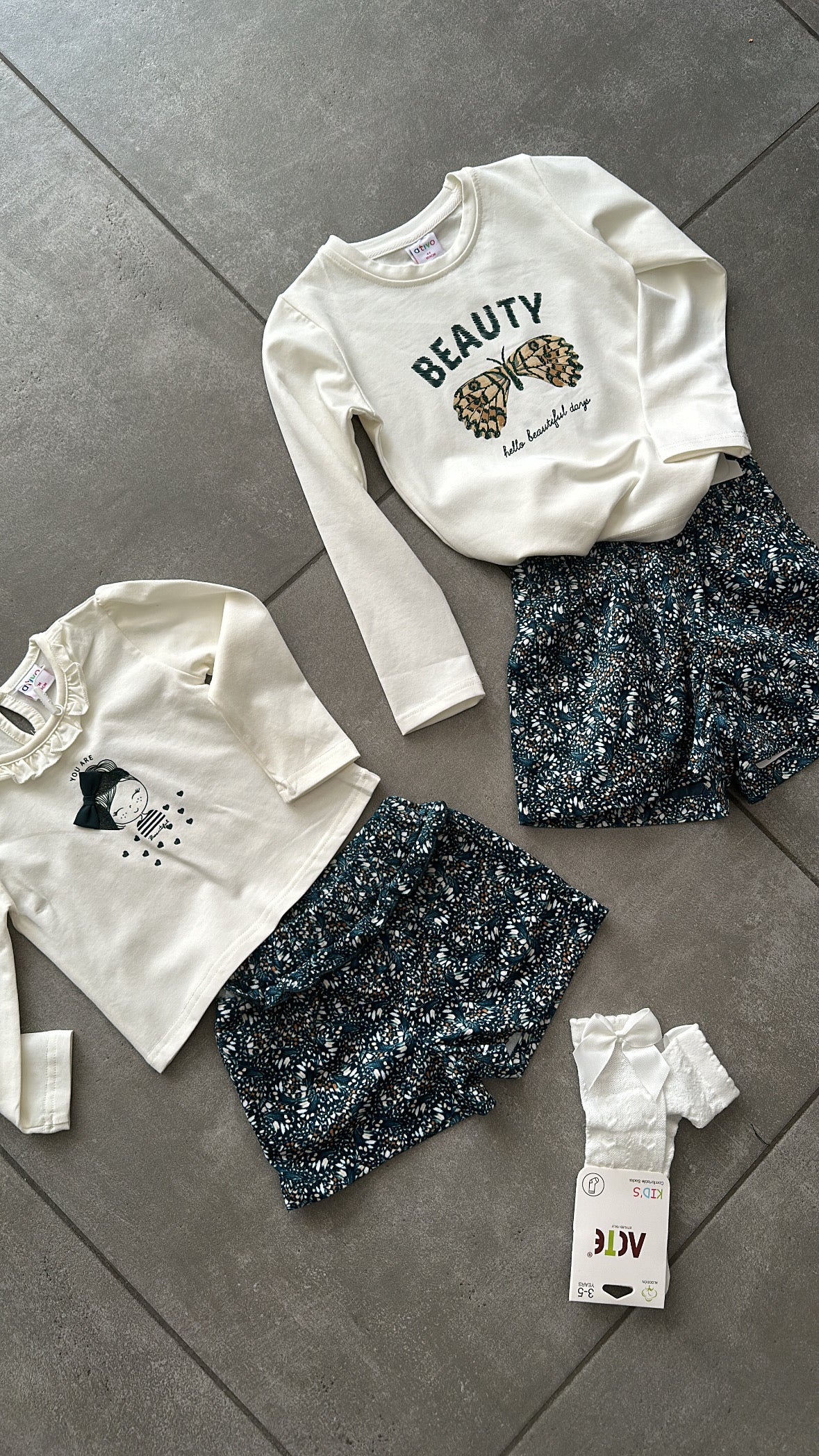 Completo YOU ARE 6-36M - BIANCO