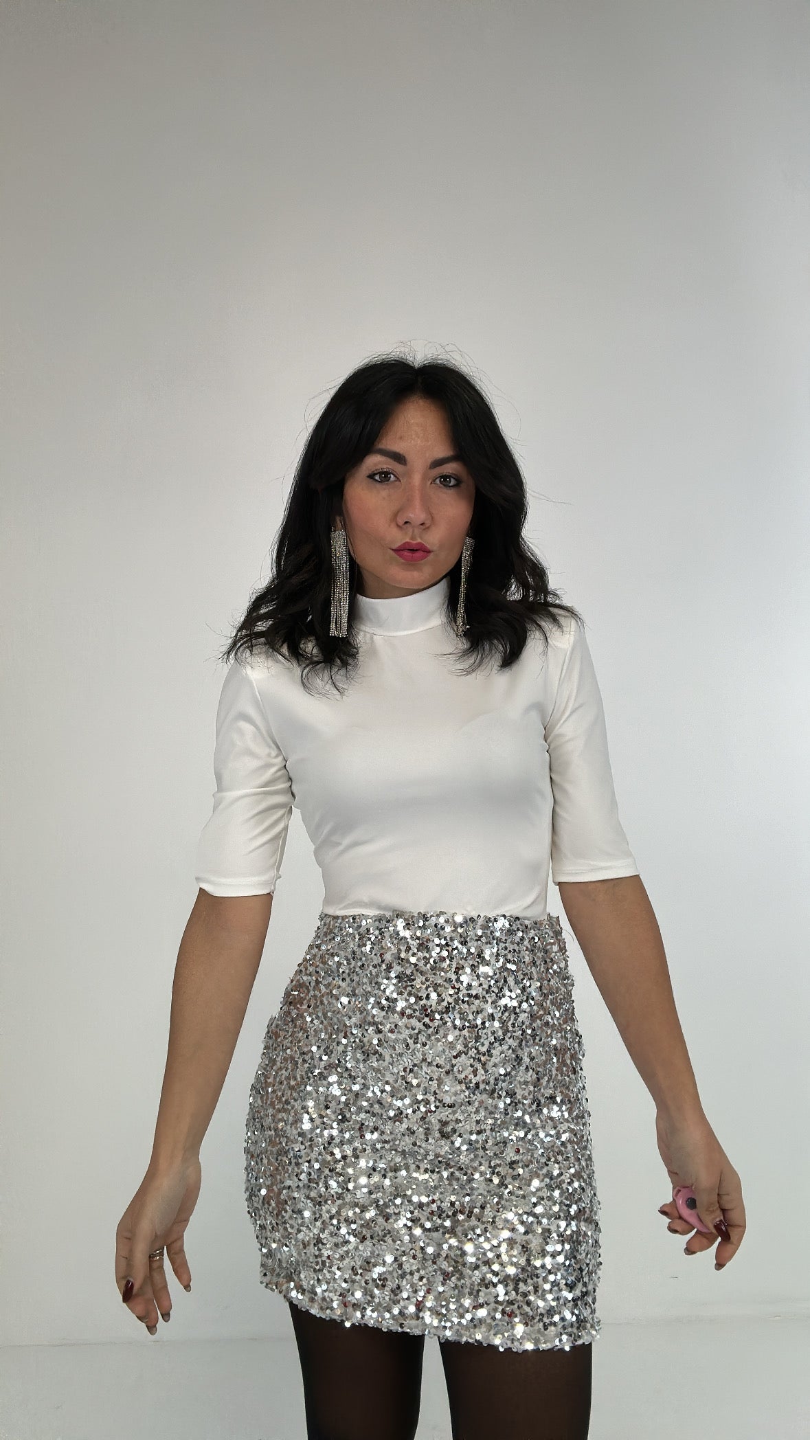 Body CON SPALLINA - BIANCO