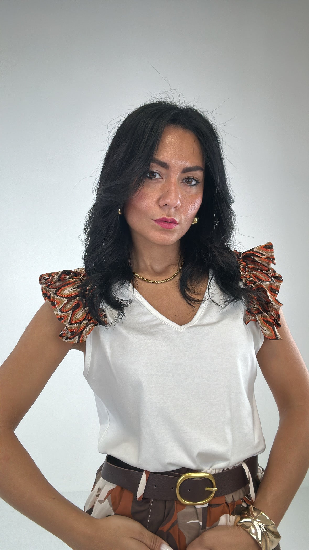 T-shirt VOLANT AFRICA - ARANCIO