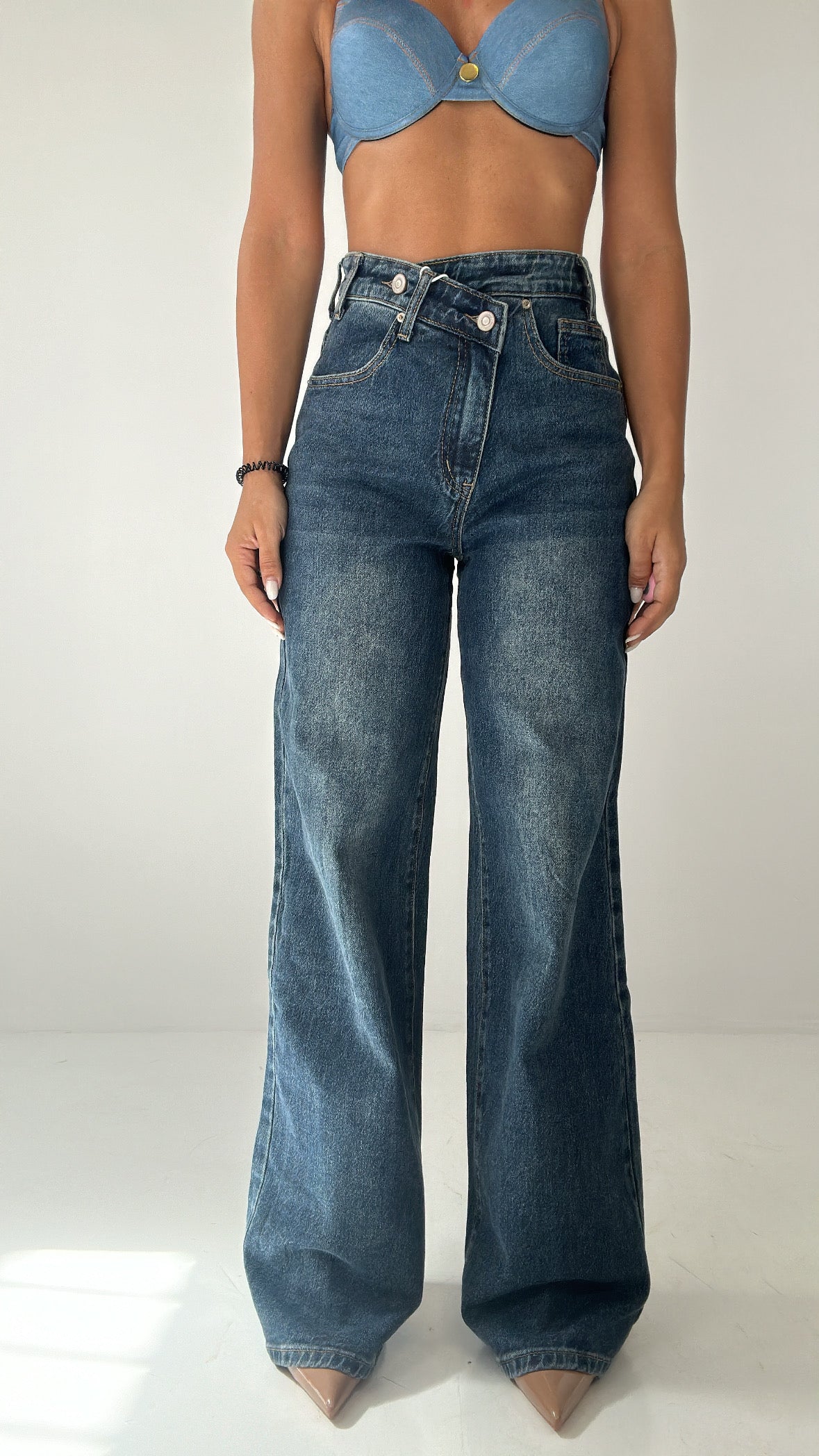 Jeans BOTTONE LATERALE - JEANS