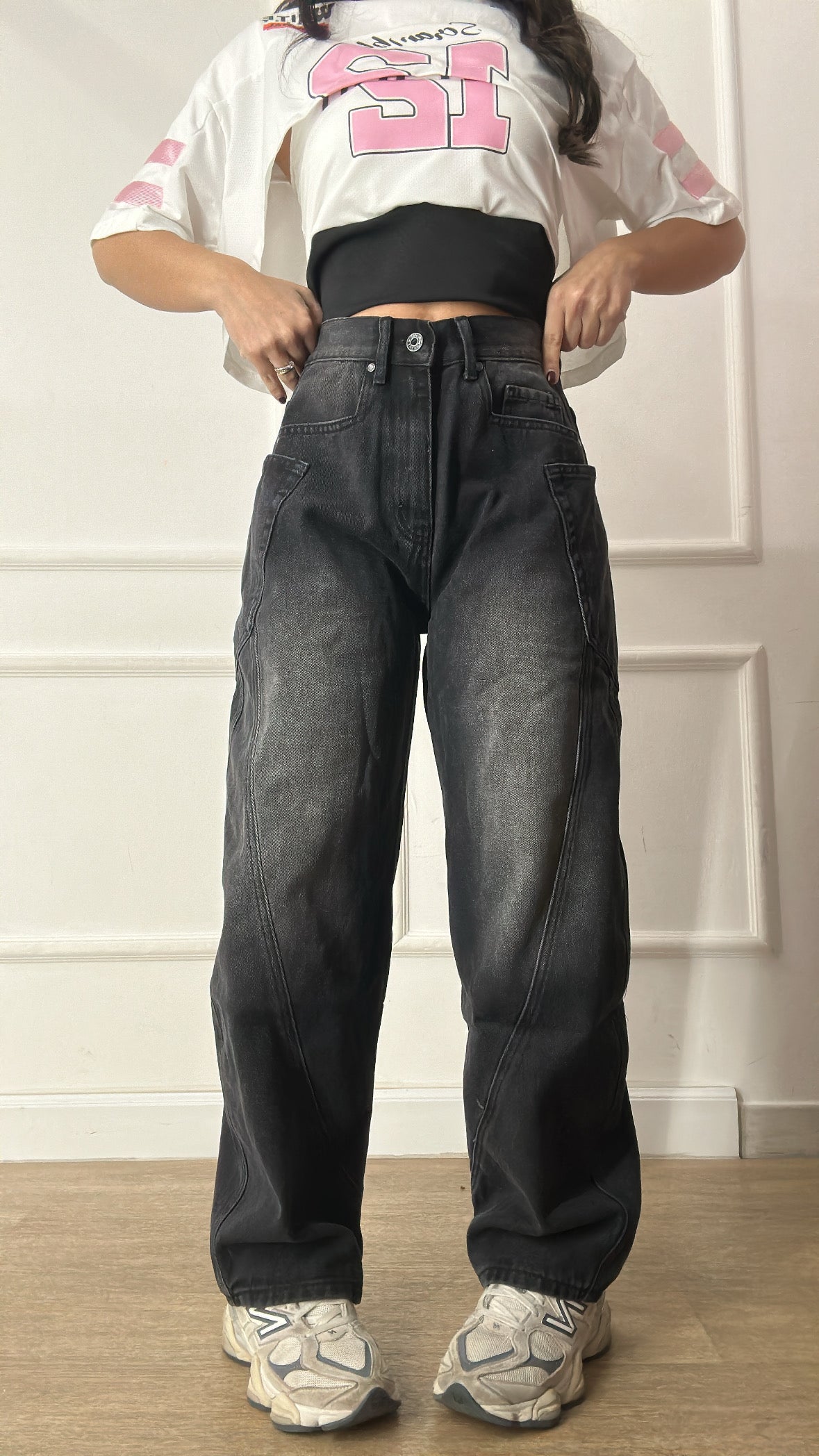 Jeans BALLON TASCHE - NERO