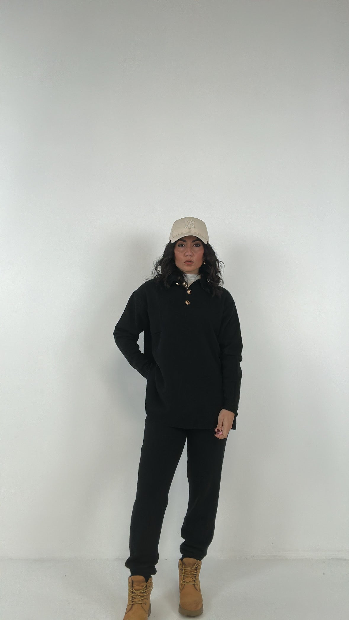 Completo CON POLO IN MAGLIA - NERO