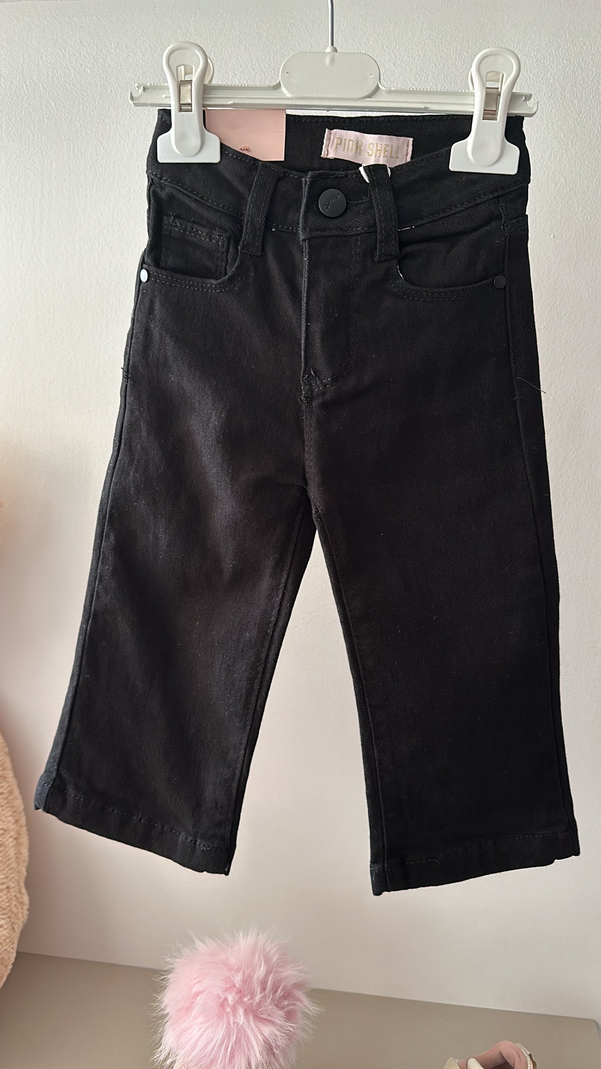 Jeans PALAZZO SHELL 1-5A - NERO