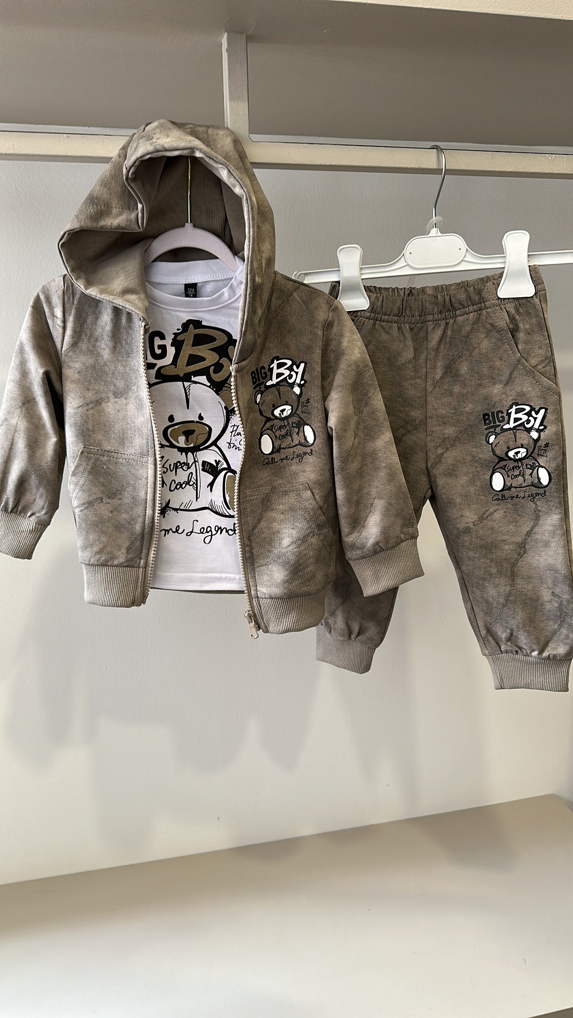 Tuta BIG BOY 12-36M - FANGO