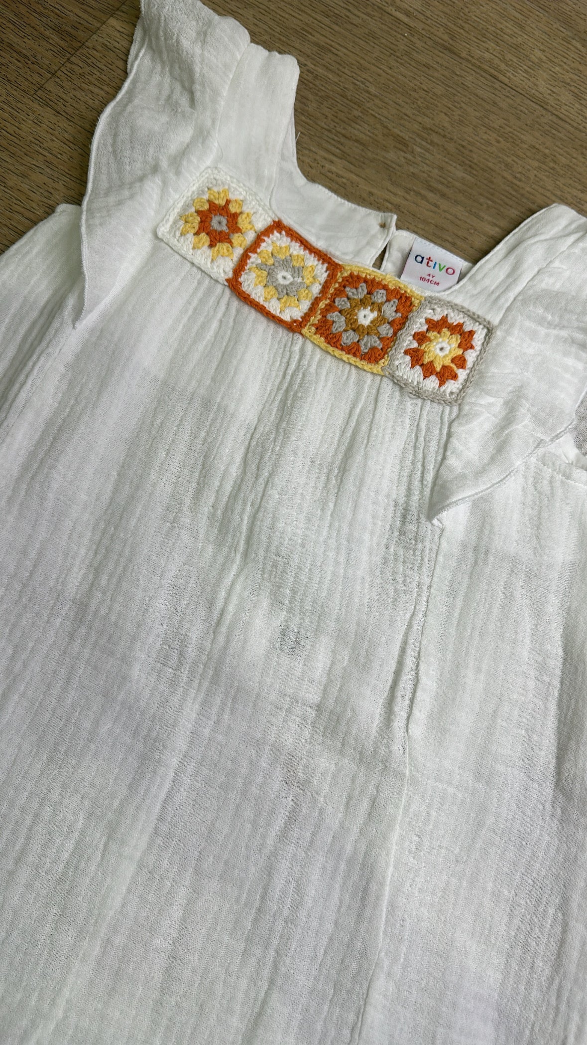 Vestitino ETNICO 4-12A - BIANCO