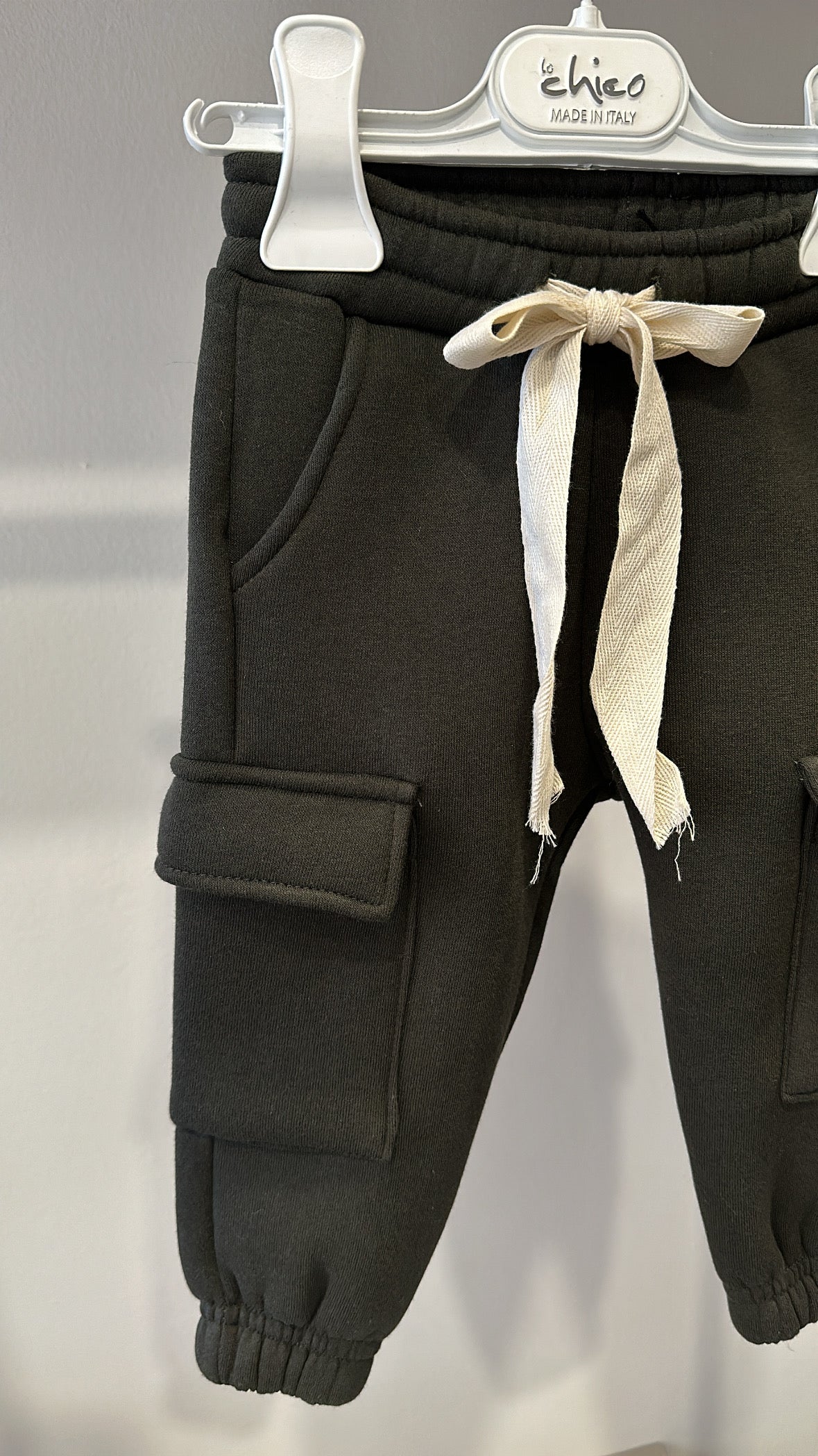 Pantalone FELPATO 12-36M - VERDE MILITARE