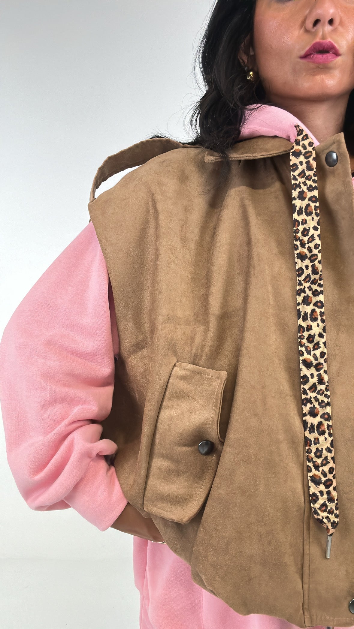 Gilet IN CAMOSCIO - CAMMELLO