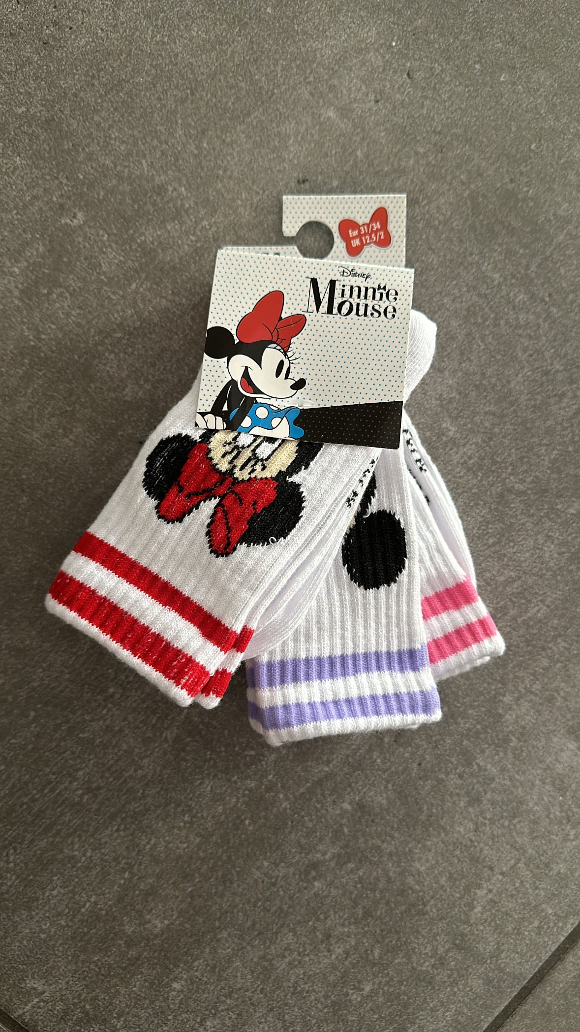 Calzini RIGATI MINNIE - BIANCO