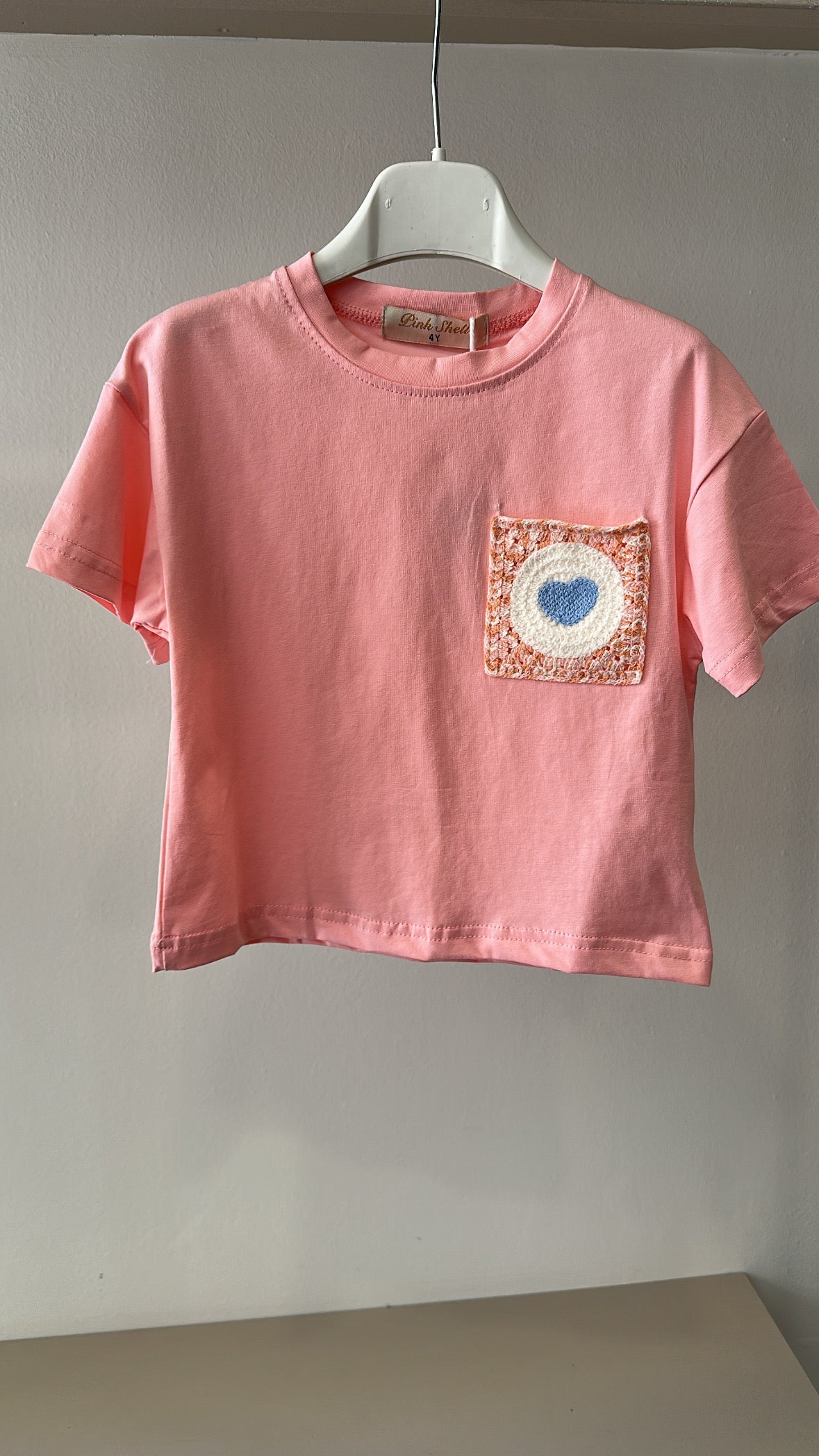 T-shirt TASCHINO UNCINETTO 4-14A - ROSA