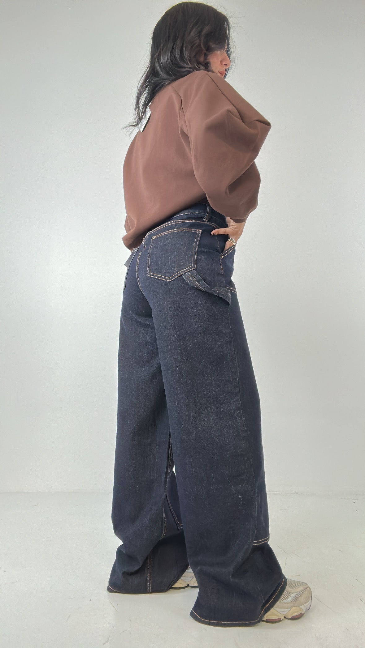Jeans WIDE LEG LAVAGGIO 0 - JEANS