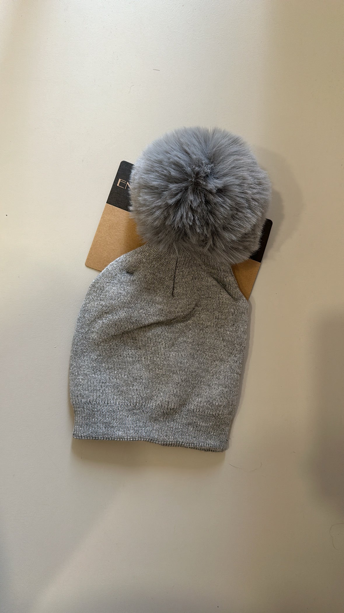 Cappellino LANA RASATO PON - GRIGIO